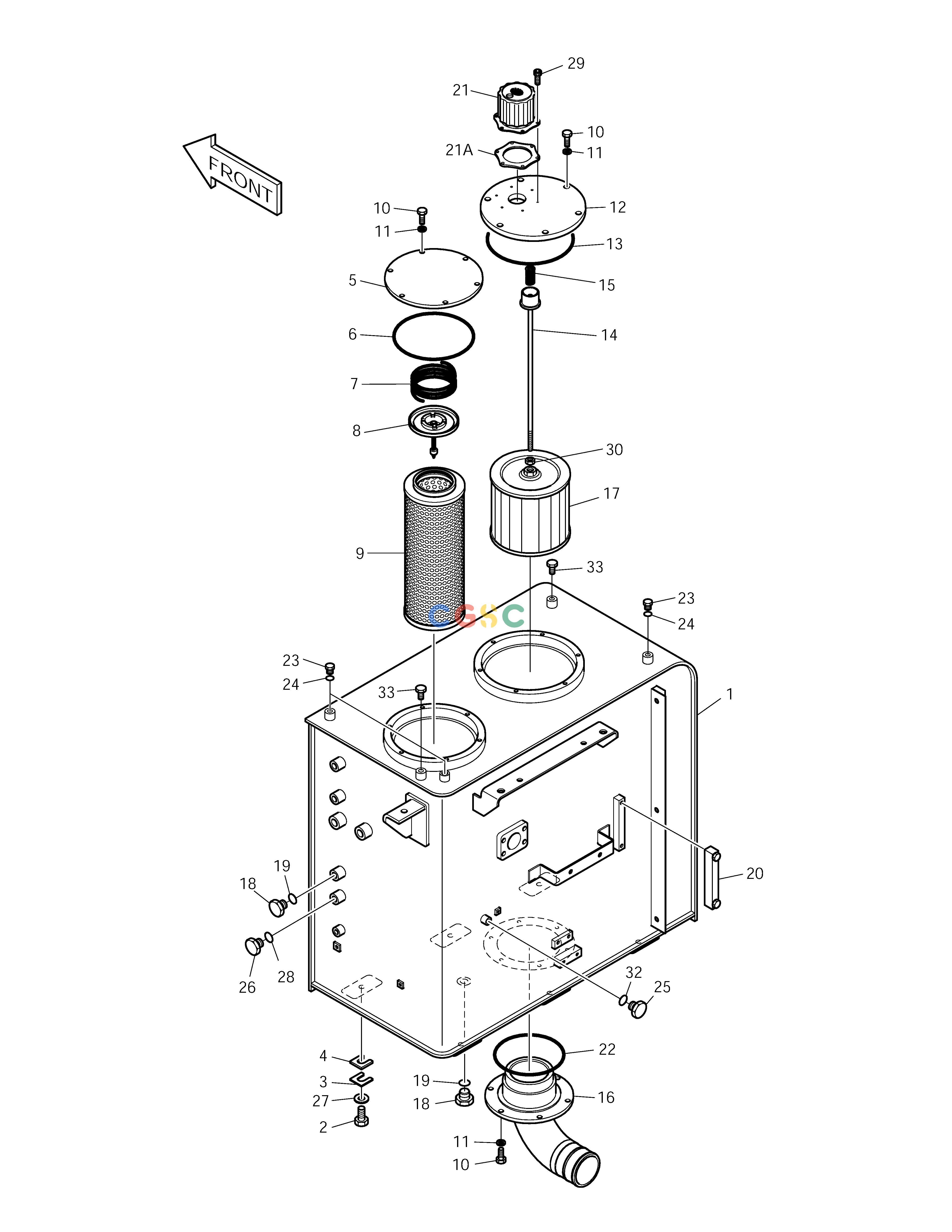 斗山零件查询OIL TANK SOLAR 225LC-V Doosan parts catalog online