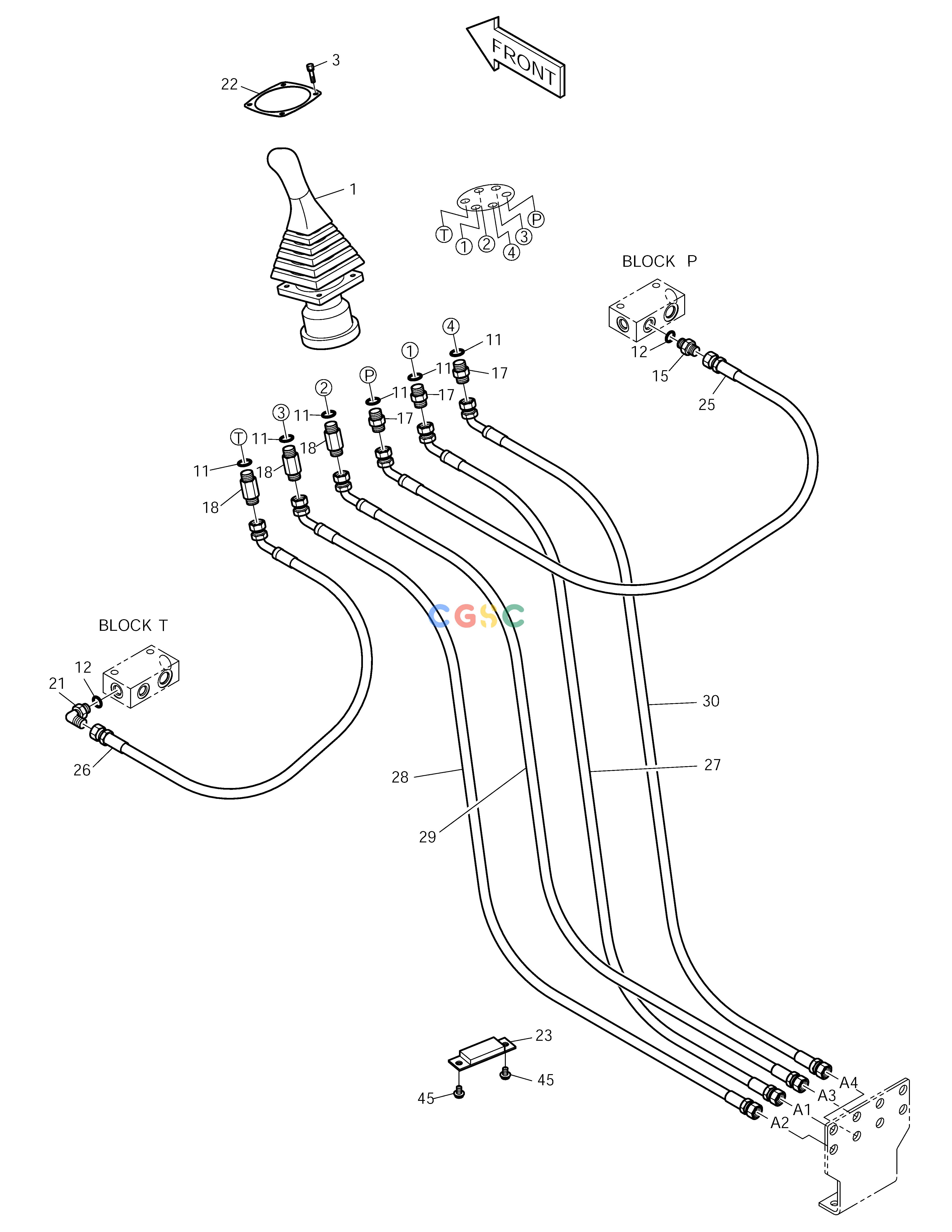 斗山零件查询PILOT PIPING(6) SOLAR 225LC-V Doosan parts catalog online