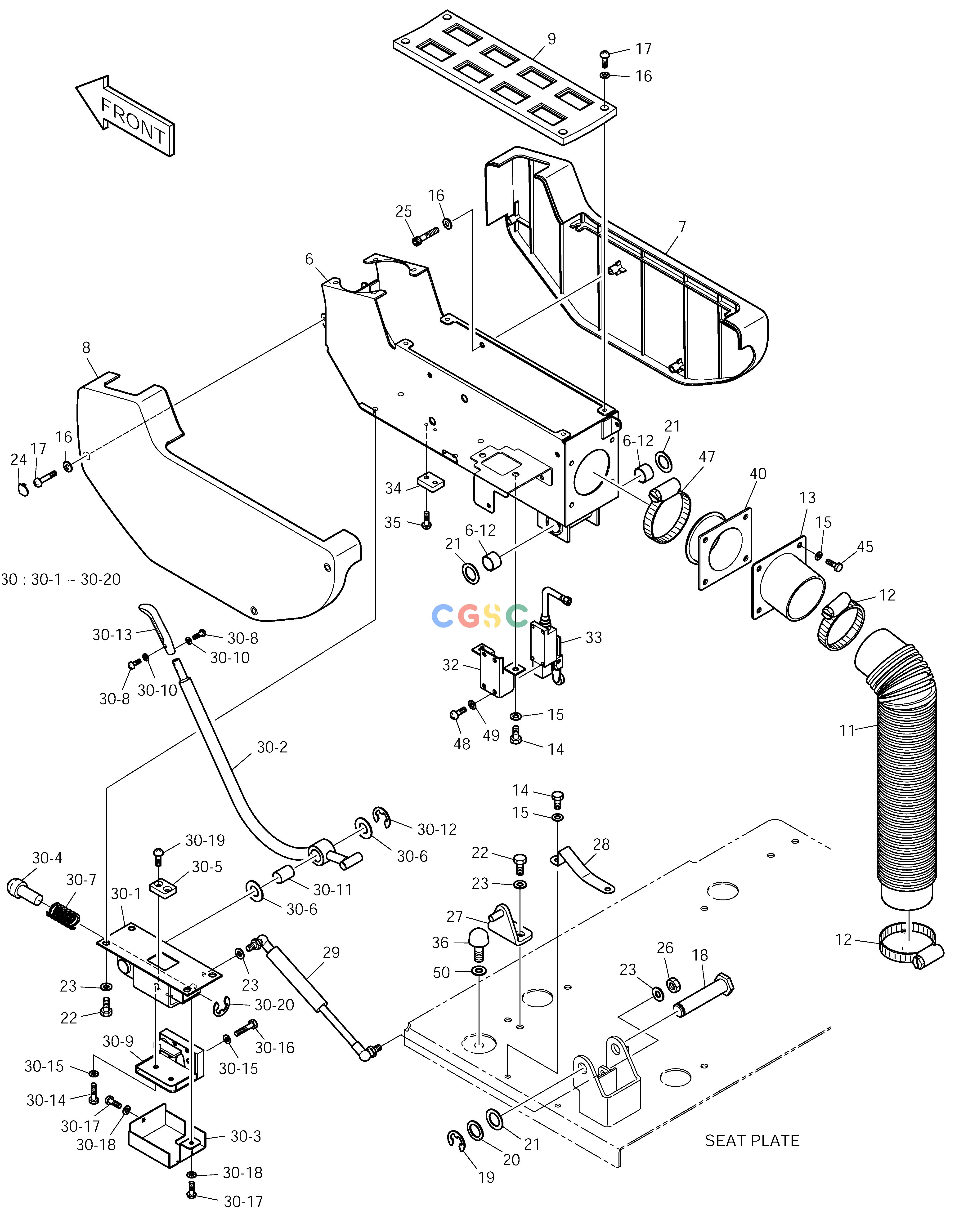 斗山零件查询CONTROL STAND-L.H SOLAR 225LC-V Doosan parts catalog online