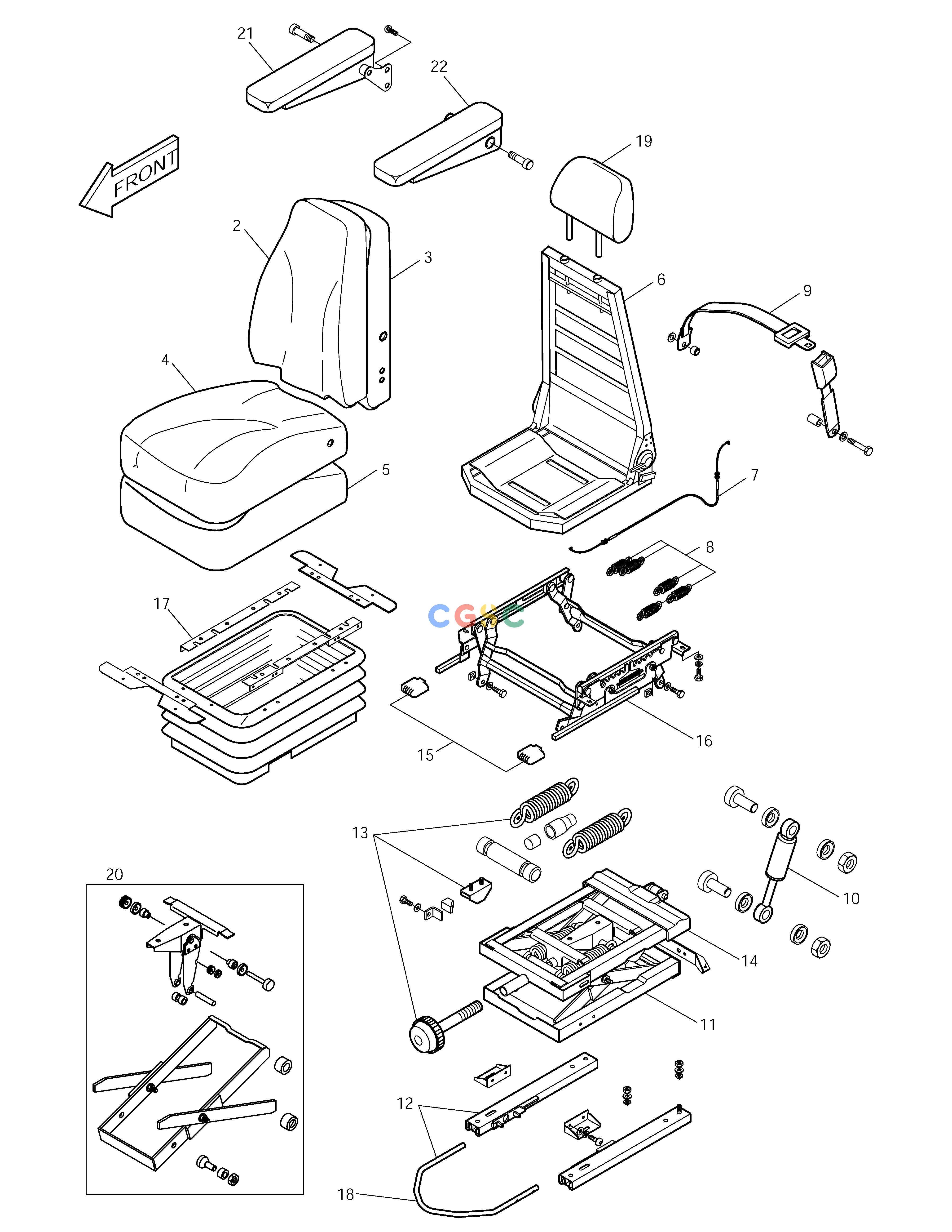 斗山零件查询SEAT-EUROPE & U.S.A SOLAR 225LC-V Doosan parts catalog online