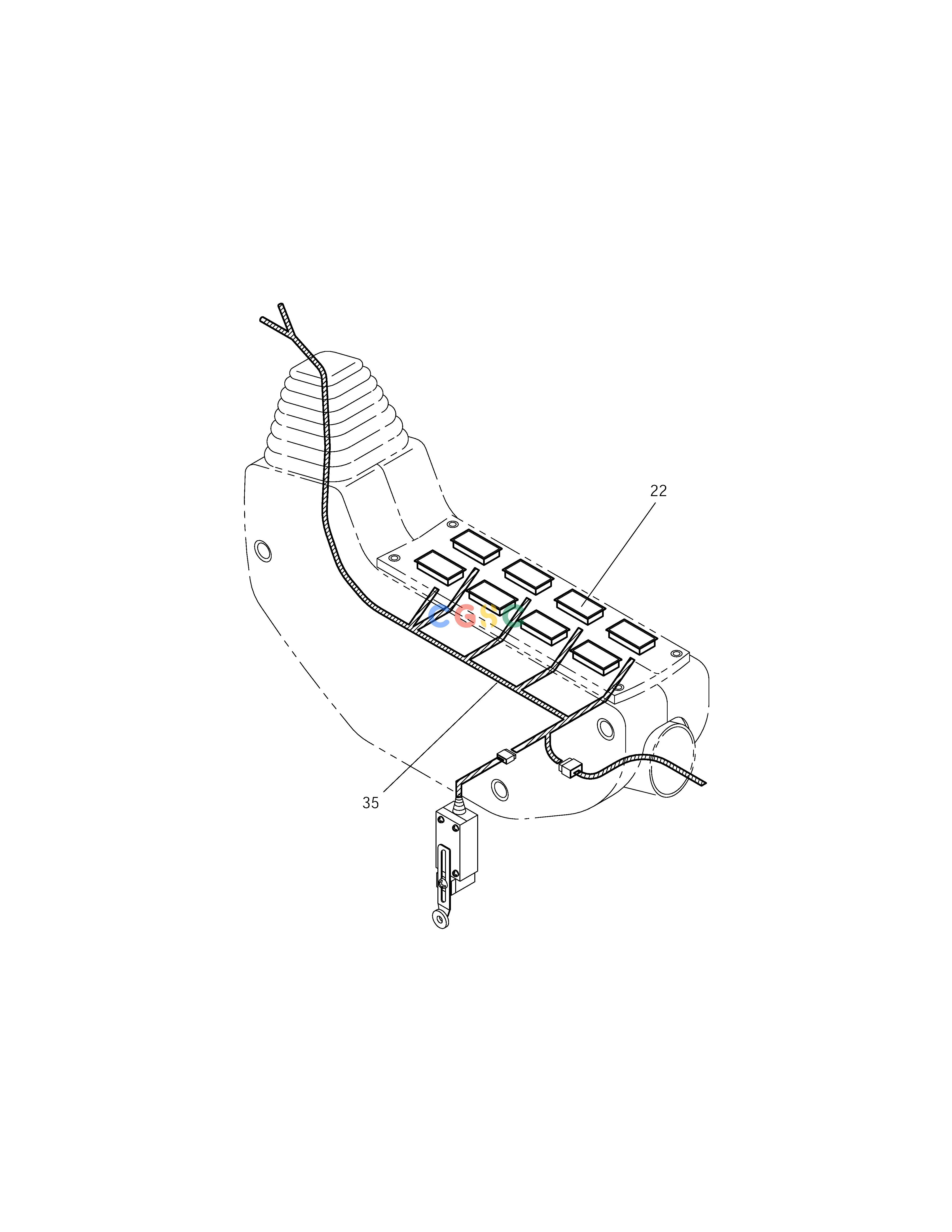 斗山零件查询ELECTRIC PARTS(3)-STAND L.H SOLAR 225LC-V Doosan parts catalog online