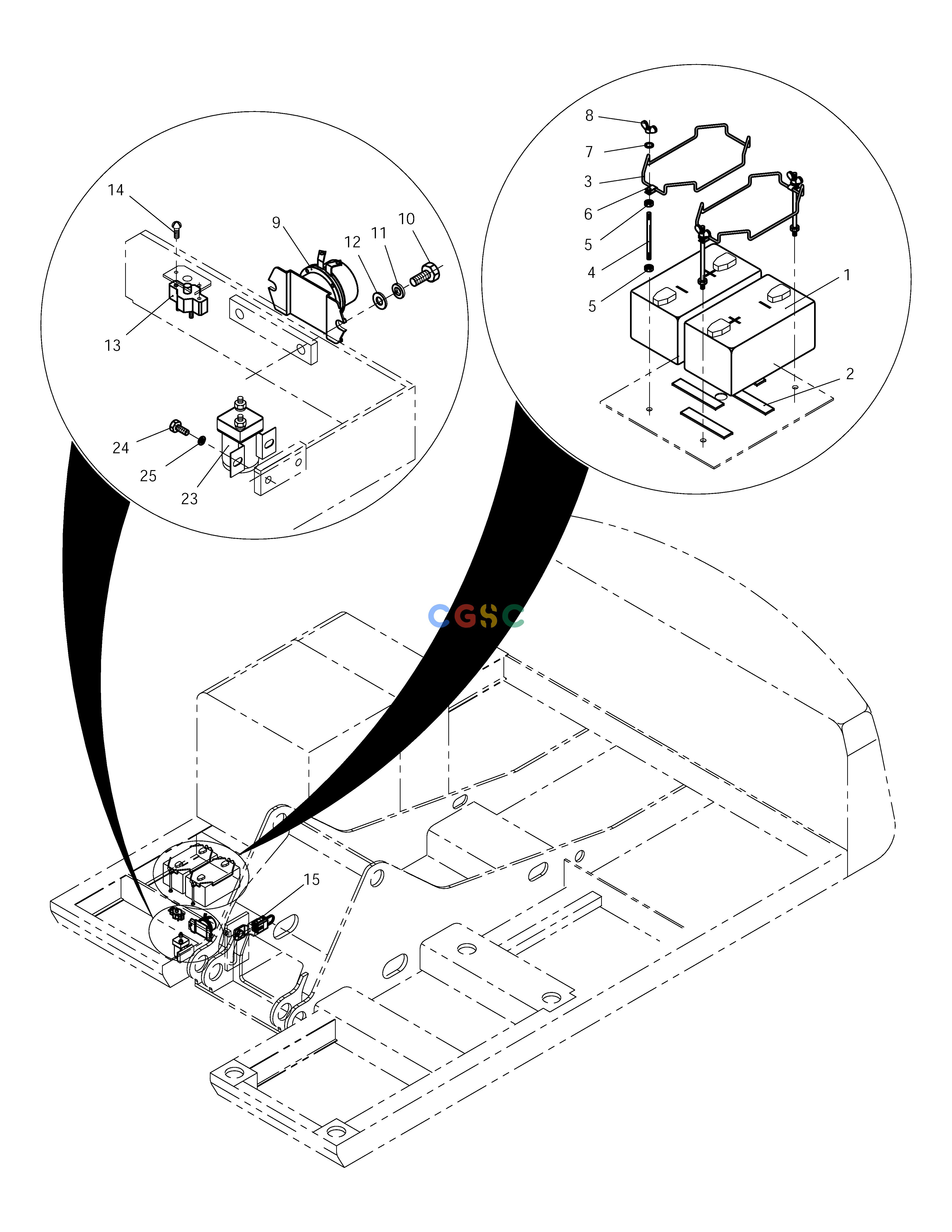 斗山零件查询ELECTRIC PARTS(5)-BATTERY SOLAR 225LC-V Doosan parts catalog online