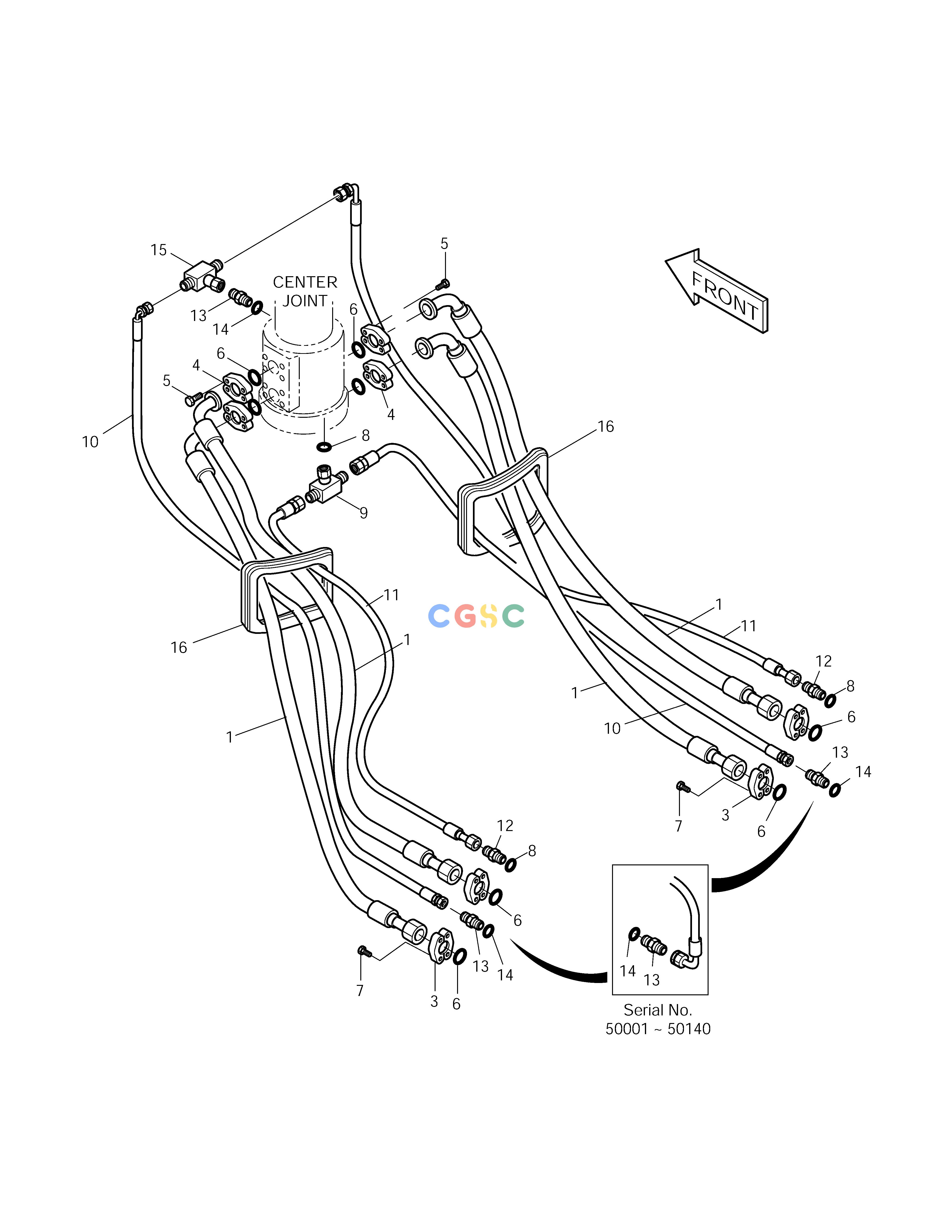 斗山零件查询TRAVEL PIPING SOLAR 225LC-V Doosan parts catalog online