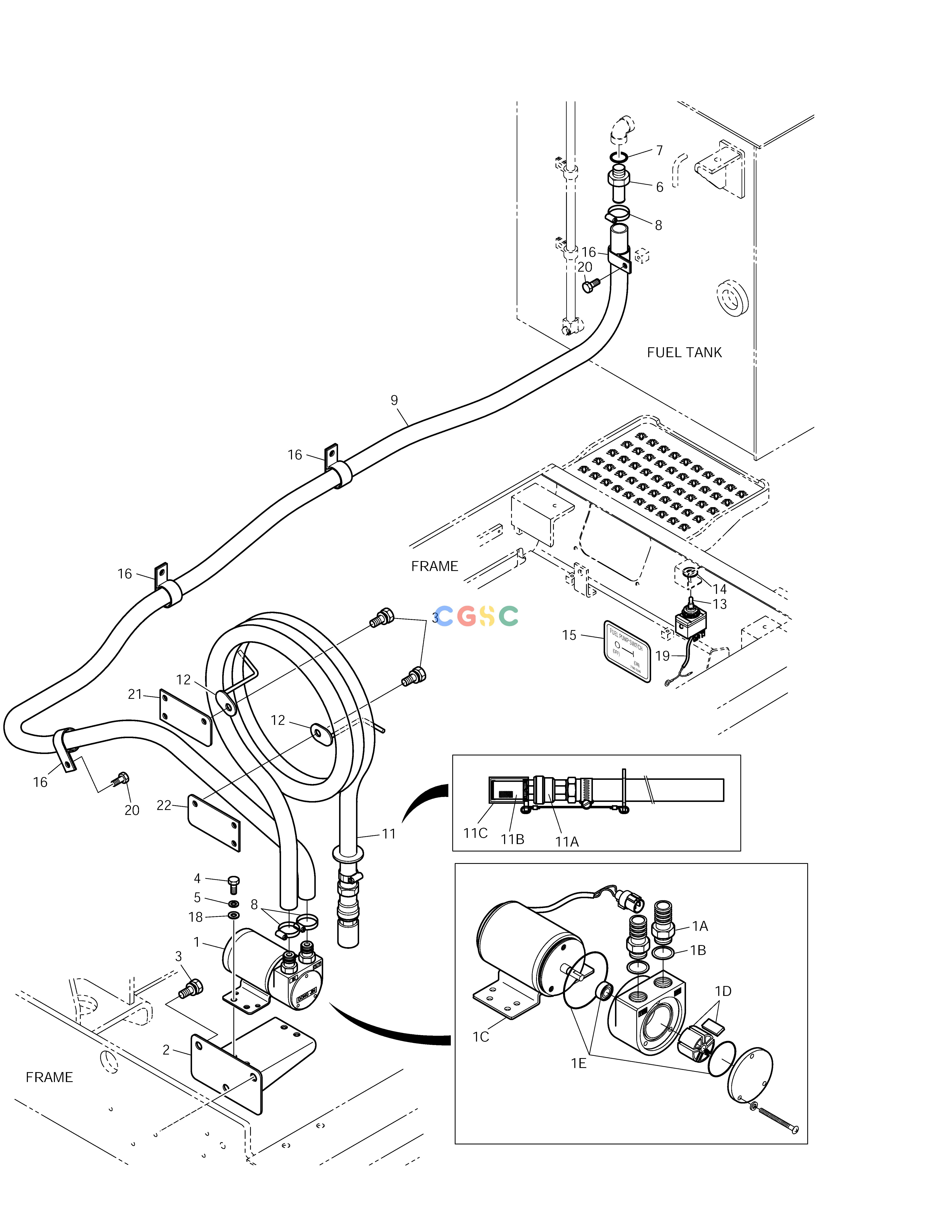 斗山零件查询FUEL PUMP - OPTION SOLAR 225LC-V Doosan parts catalog online