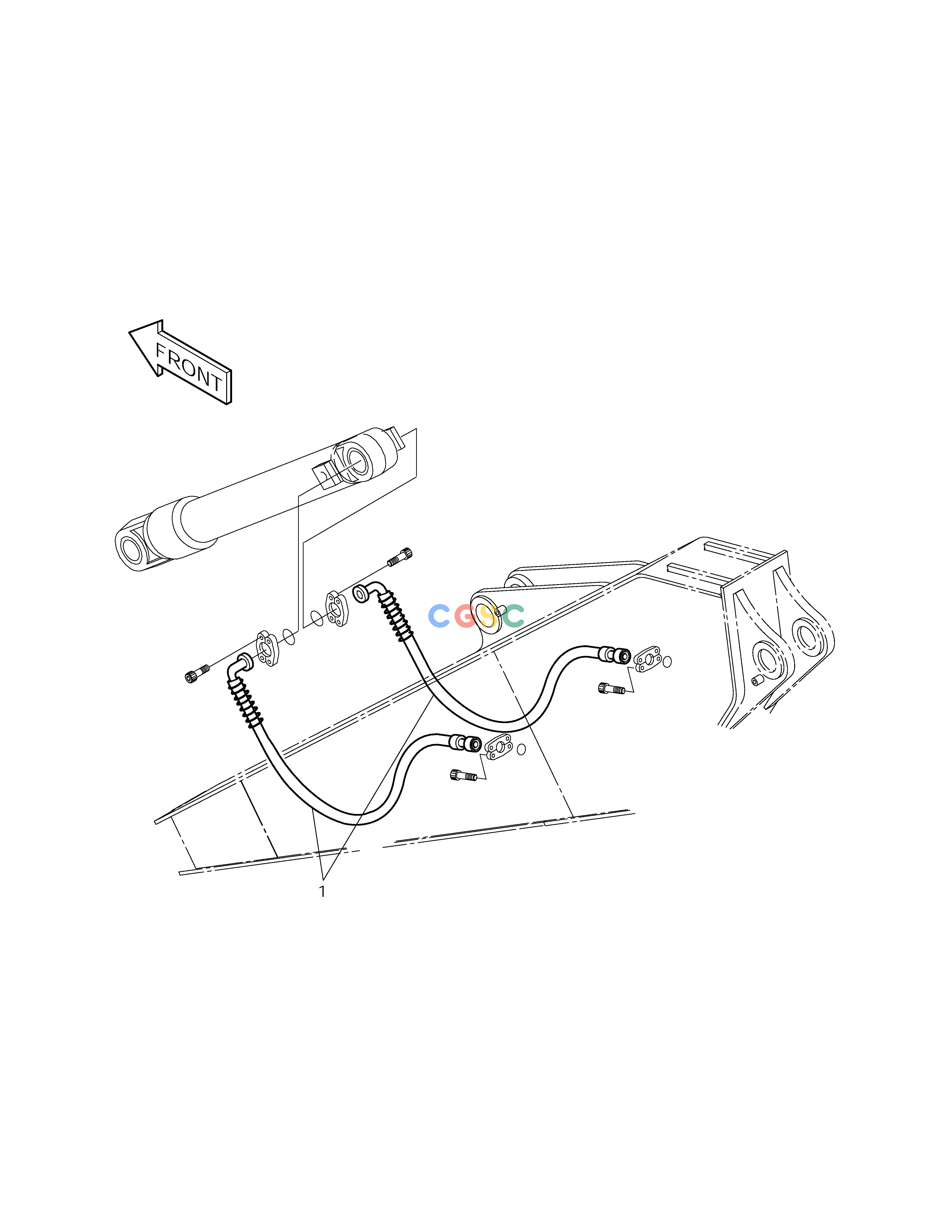 斗山零件查询ARM PIPING-ARM 3.5m SOLAR 225LC-V Doosan parts catalog online