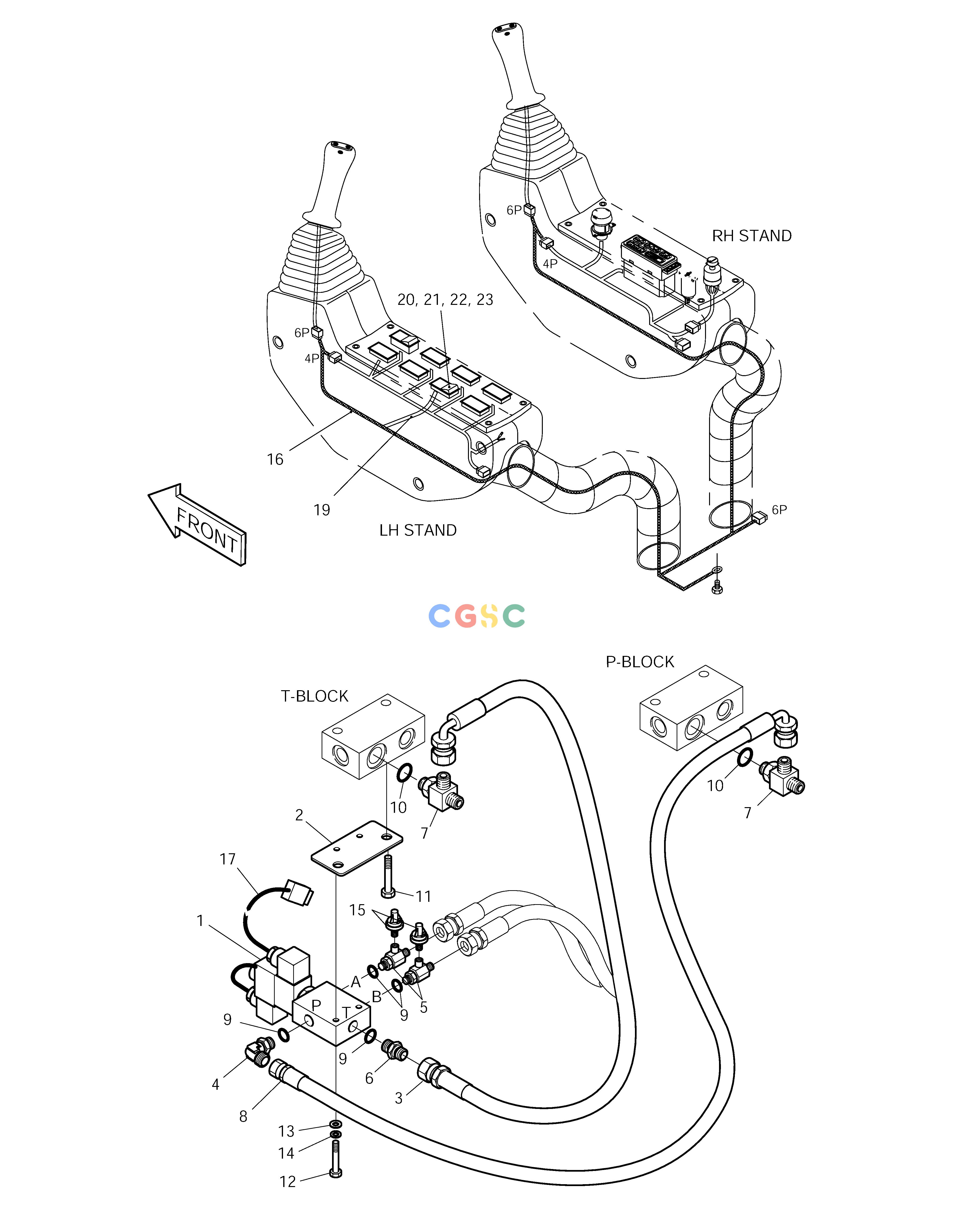 斗山零件查询JOYSTICK PILOT-ERO SOLAR 225LC-V Doosan parts catalog online
