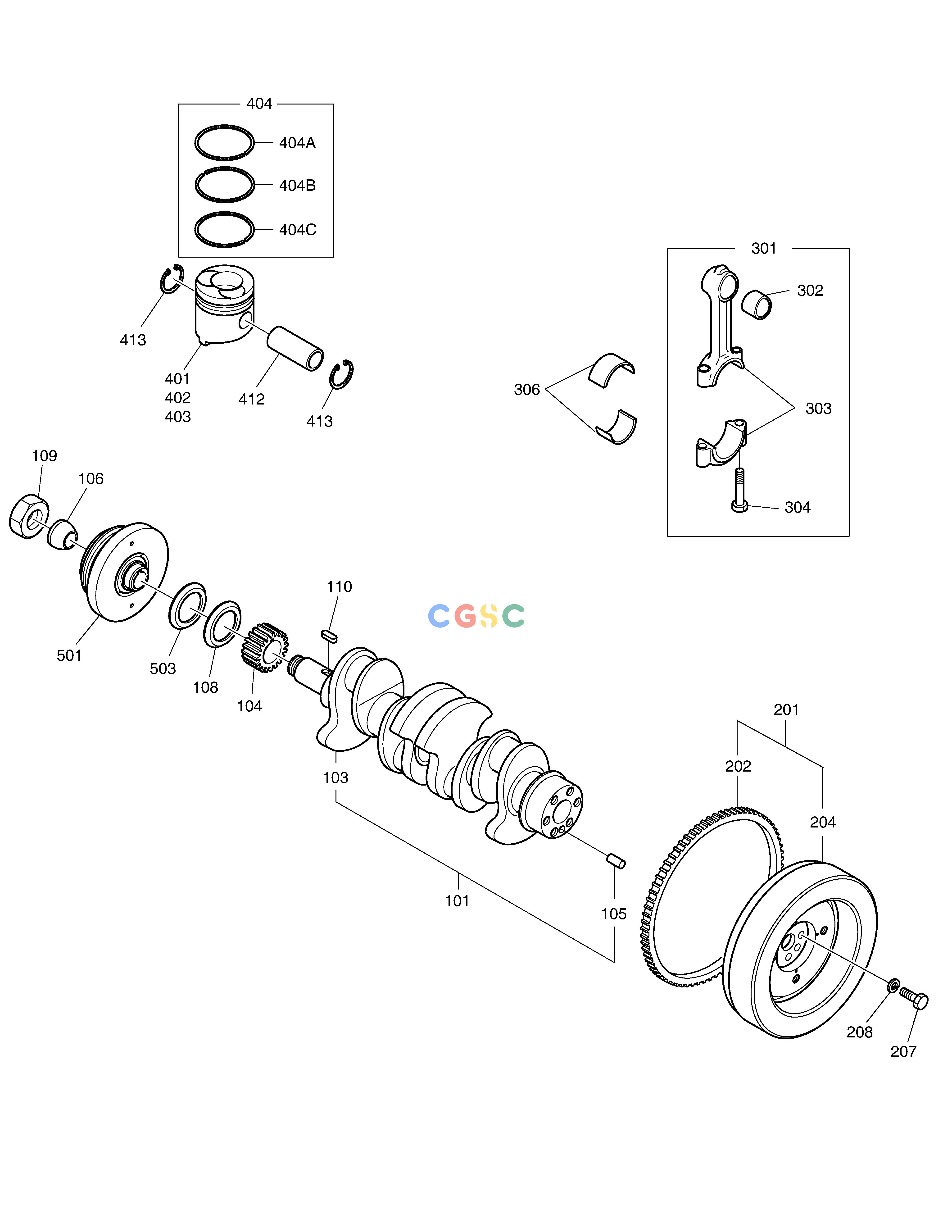 斗山零件查询CRANK SHAFT SOLAR 140LC-V Doosan parts catalog online