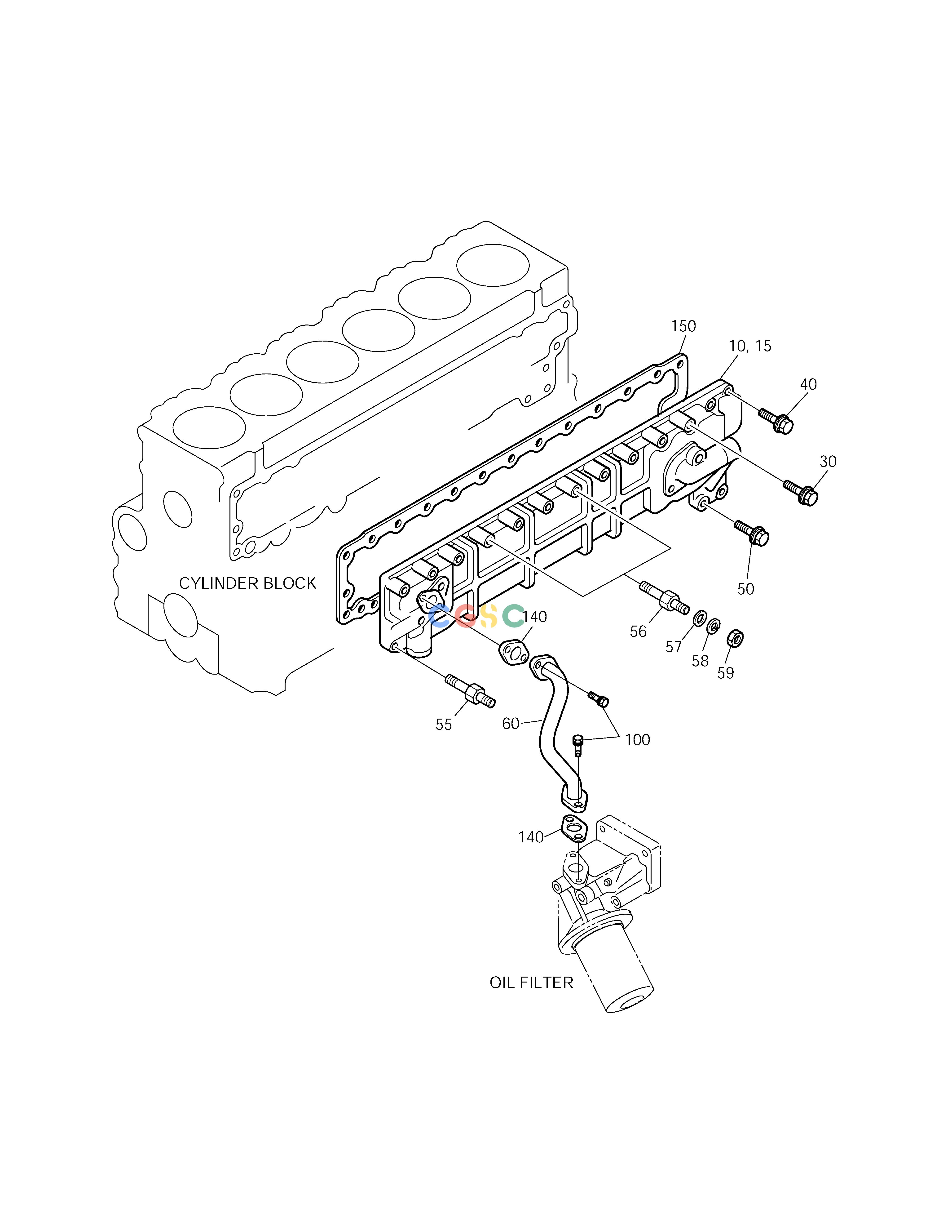 斗山零件查询OIL COOLER SOLAR 140LC-V Doosan parts catalog online