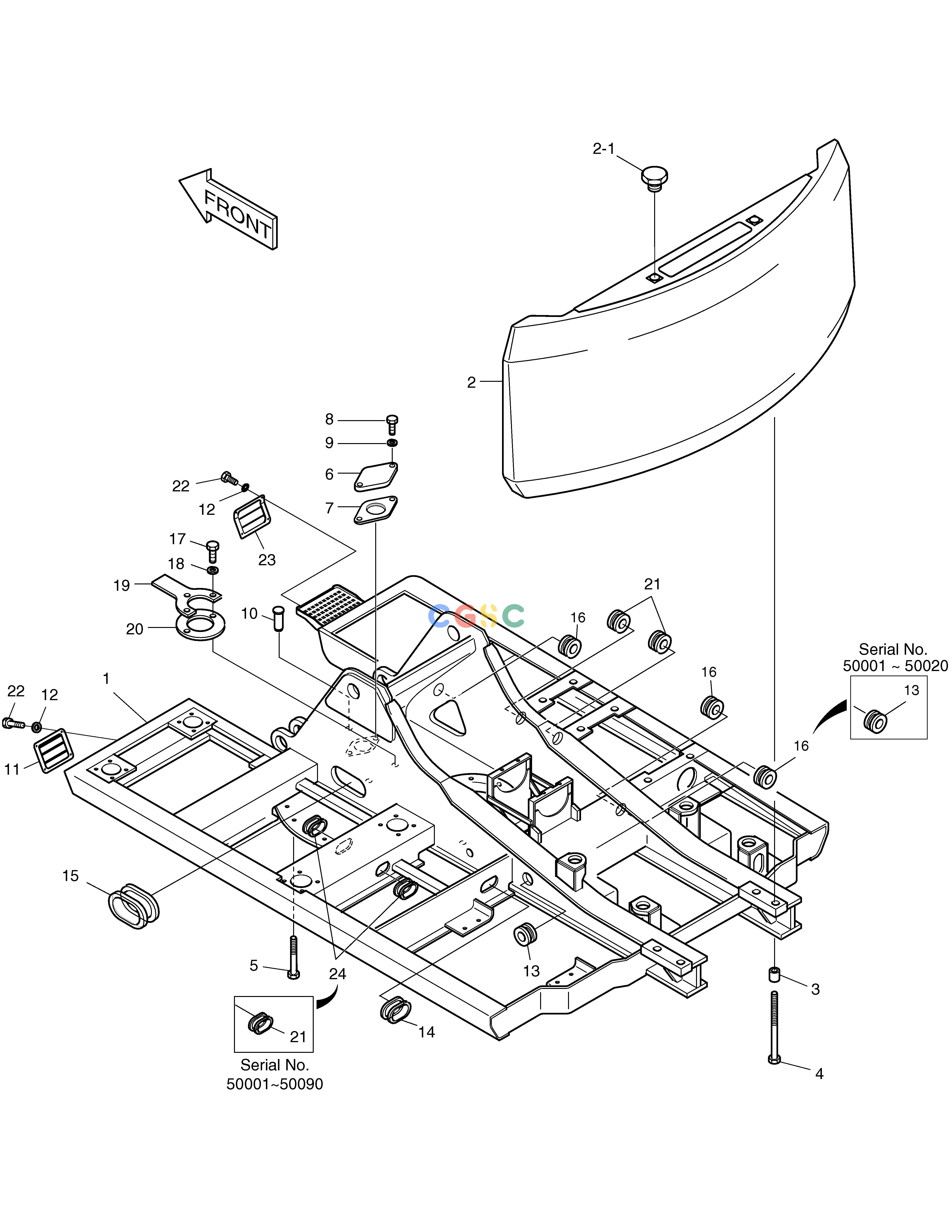 斗山零件查询MAIN FRAME SOLAR 140LC-V Doosan parts catalog online