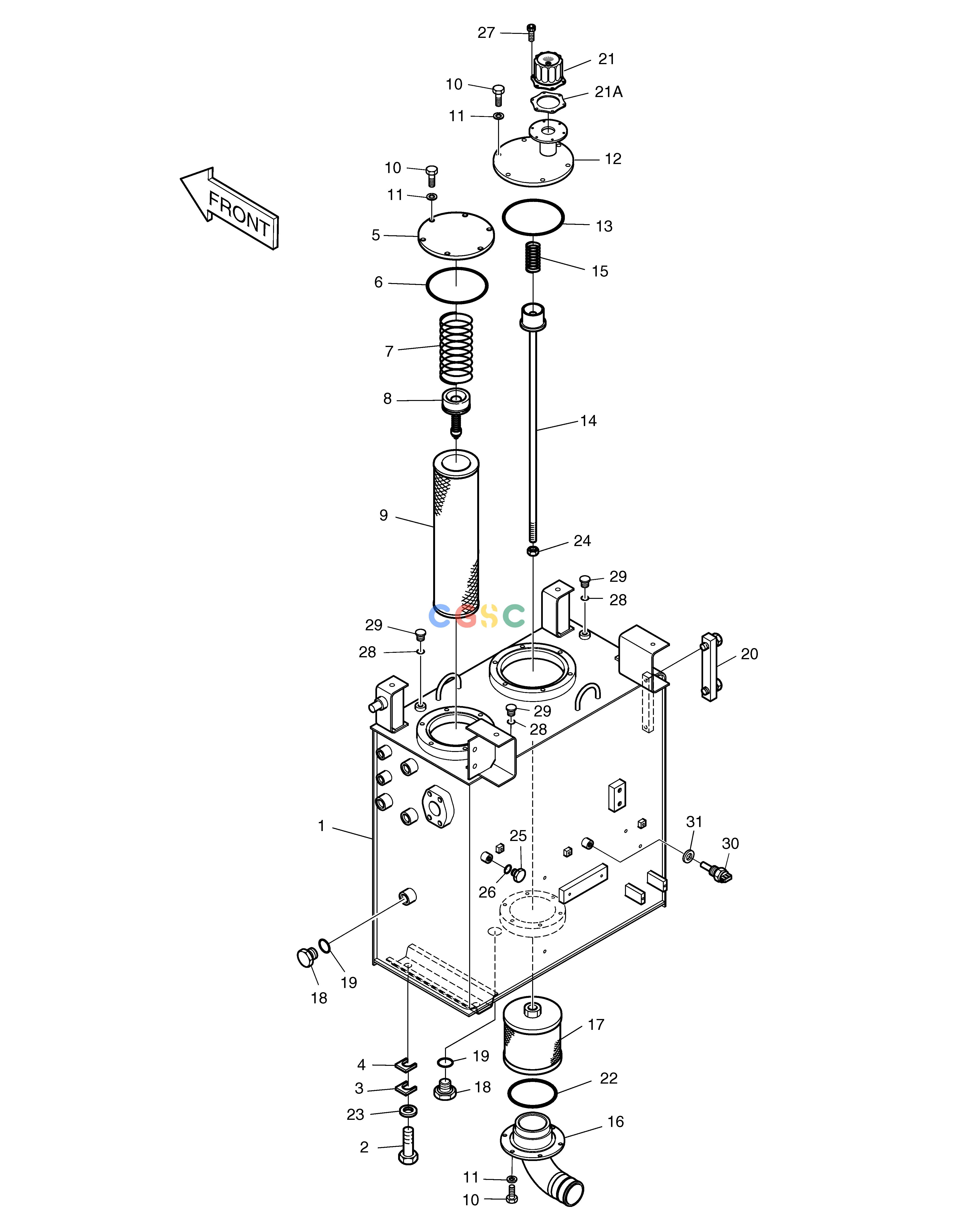 斗山零件查询OIL TANK SOLAR 140LC-V Doosan parts catalog online