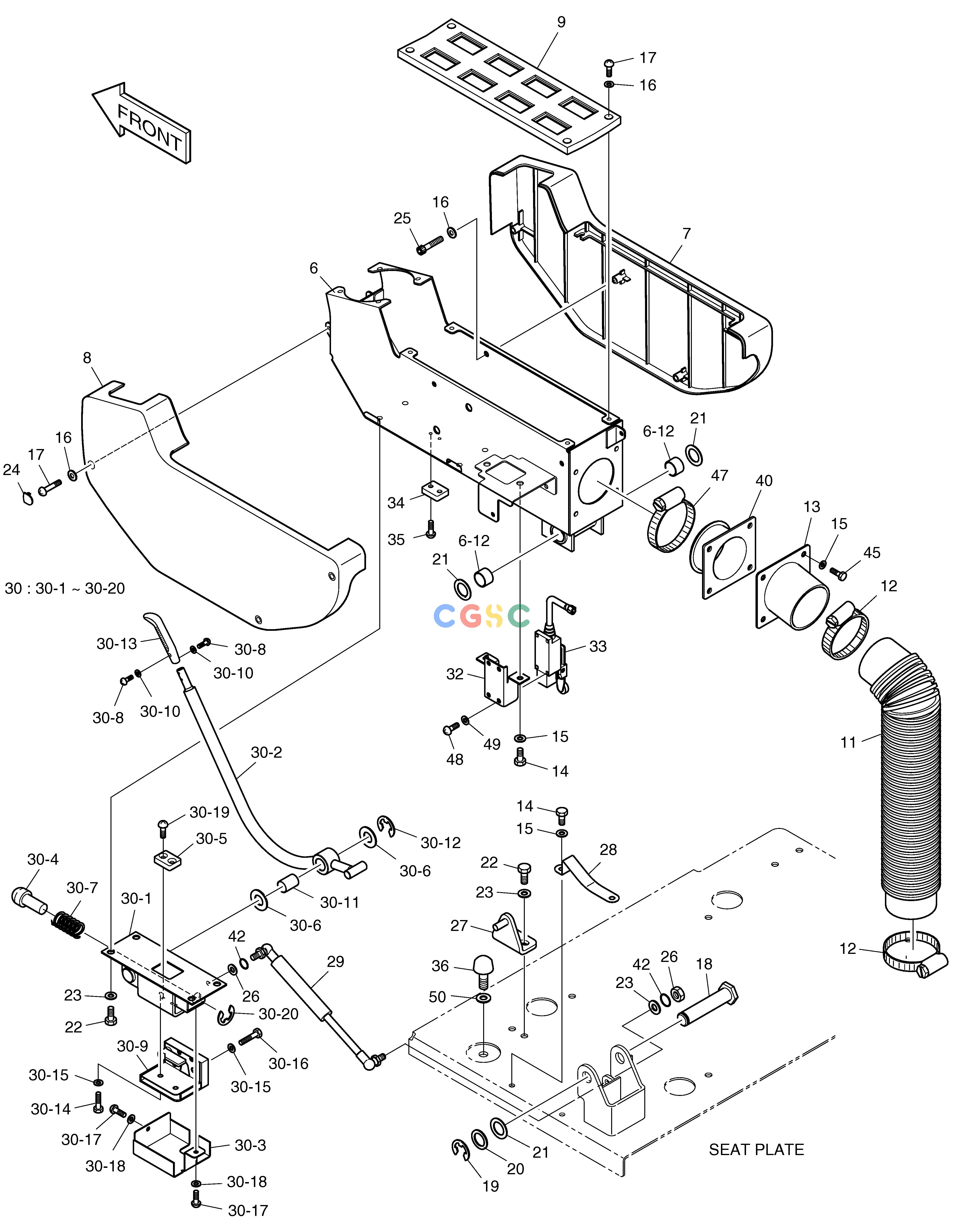 斗山零件查询CONTROL STAND-L.H SOLAR 140LC-V Doosan parts catalog online