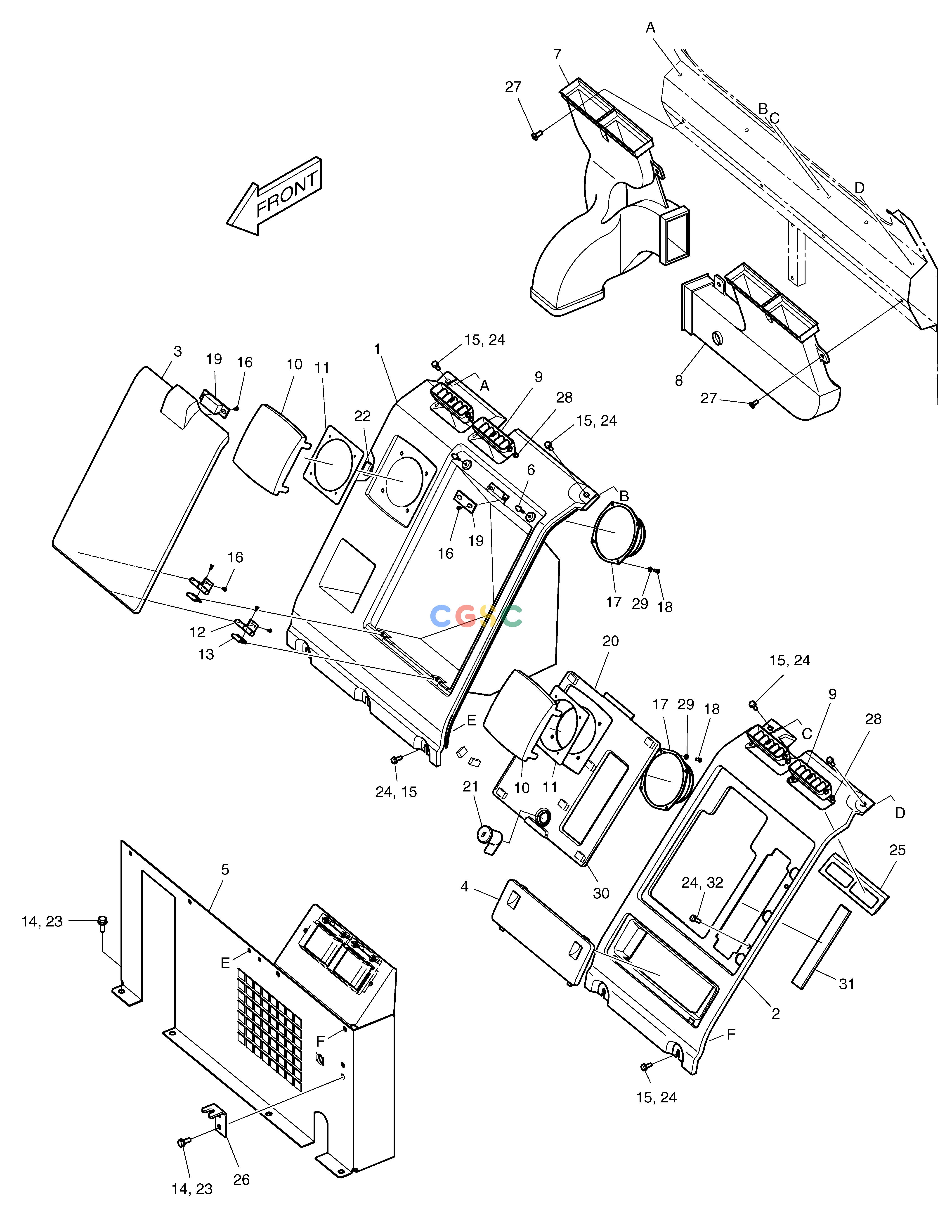 斗山零件查询HEATER COVER SOLAR 140LC-V Doosan parts catalog online