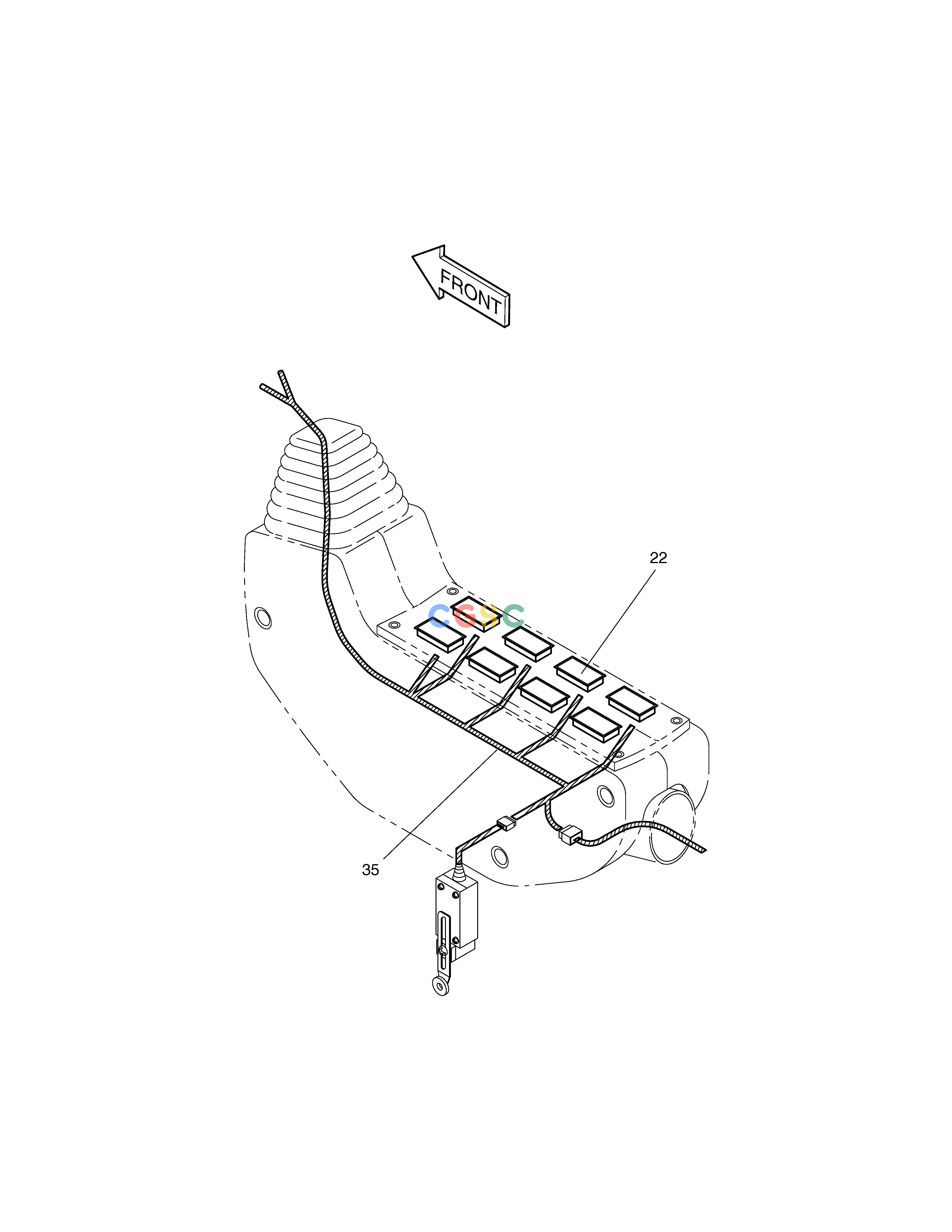 斗山零件查询ELECTRIC PARTS(3)-STAND L.H SOLAR 140LC-V Doosan parts catalog online