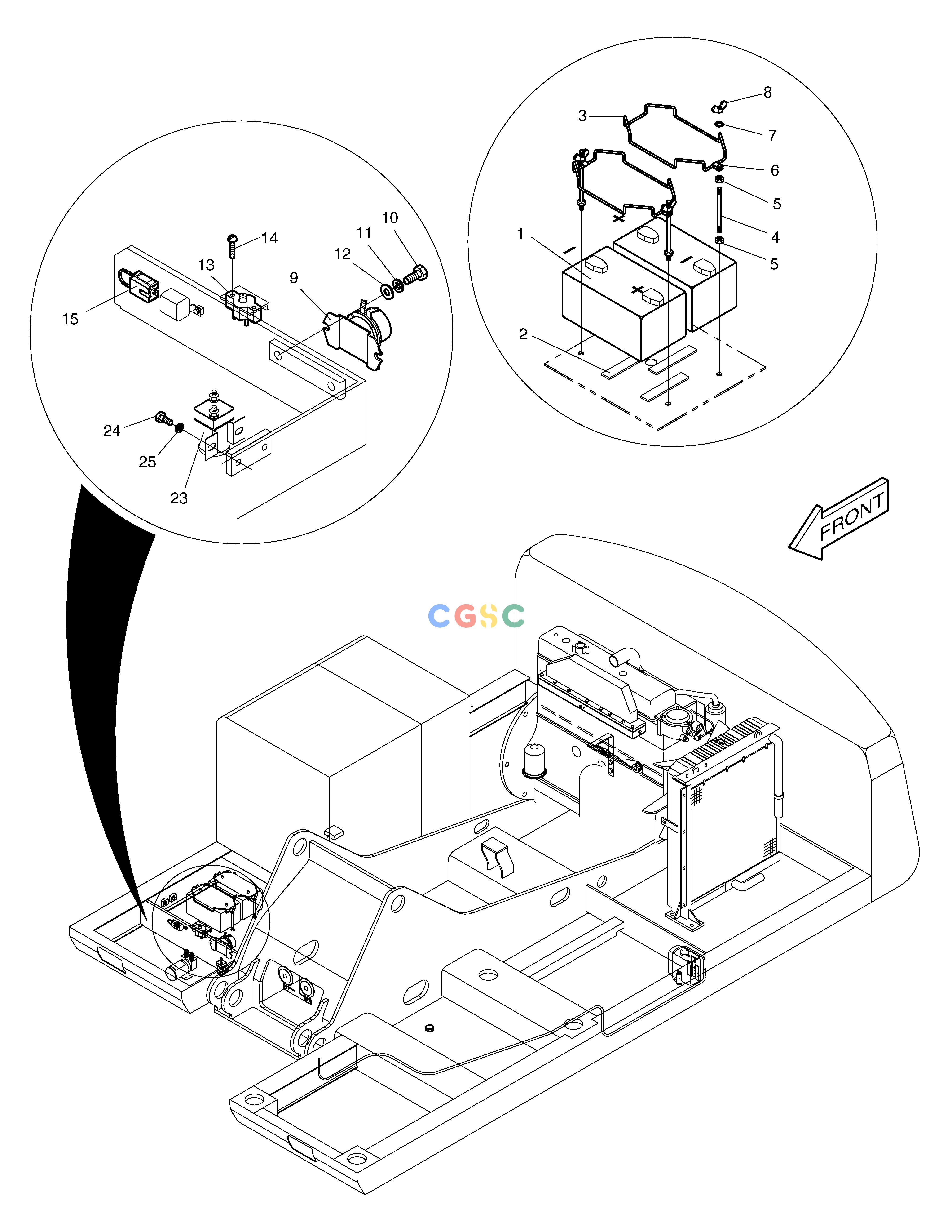 斗山零件查询ELECTRIC PARTS(5)-BATTERY SOLAR 140LC-V Doosan parts catalog online