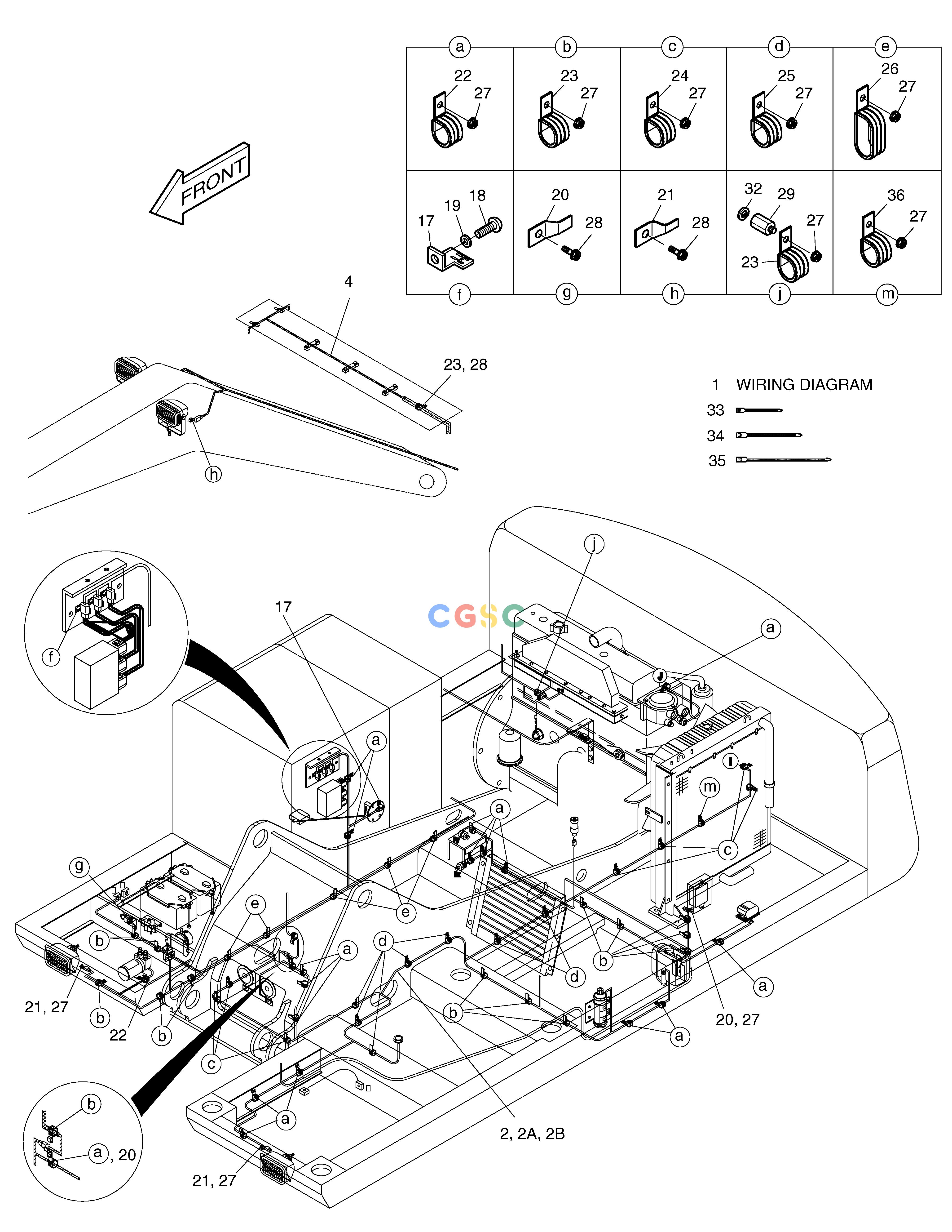 斗山零件查询ELECTRIC WIRING(3)-RELATED PARTS SOLAR 140LC-V Doosan parts catalog online