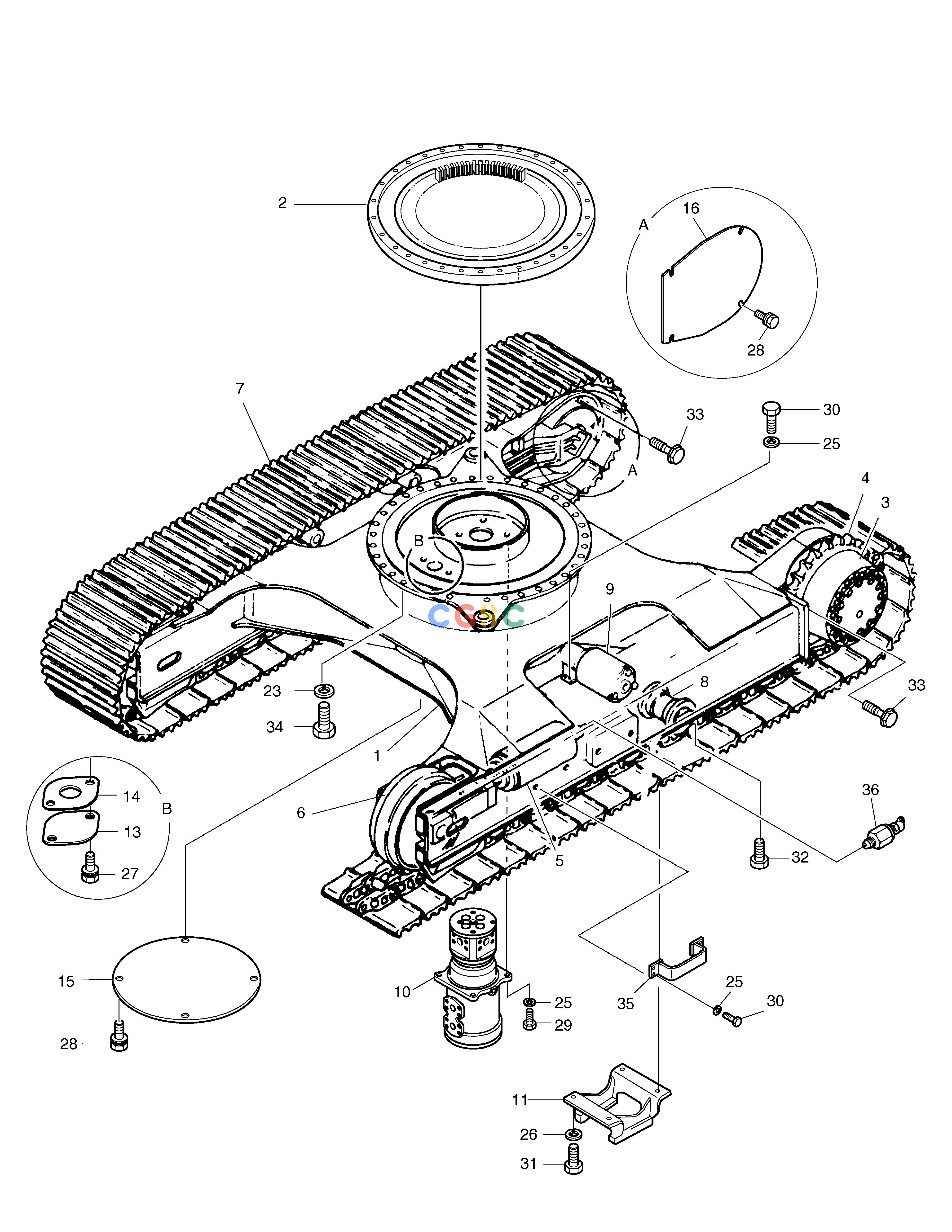斗山零件查询TRACK-LONG CRAWLER SOLAR 140LC-V Doosan parts catalog online