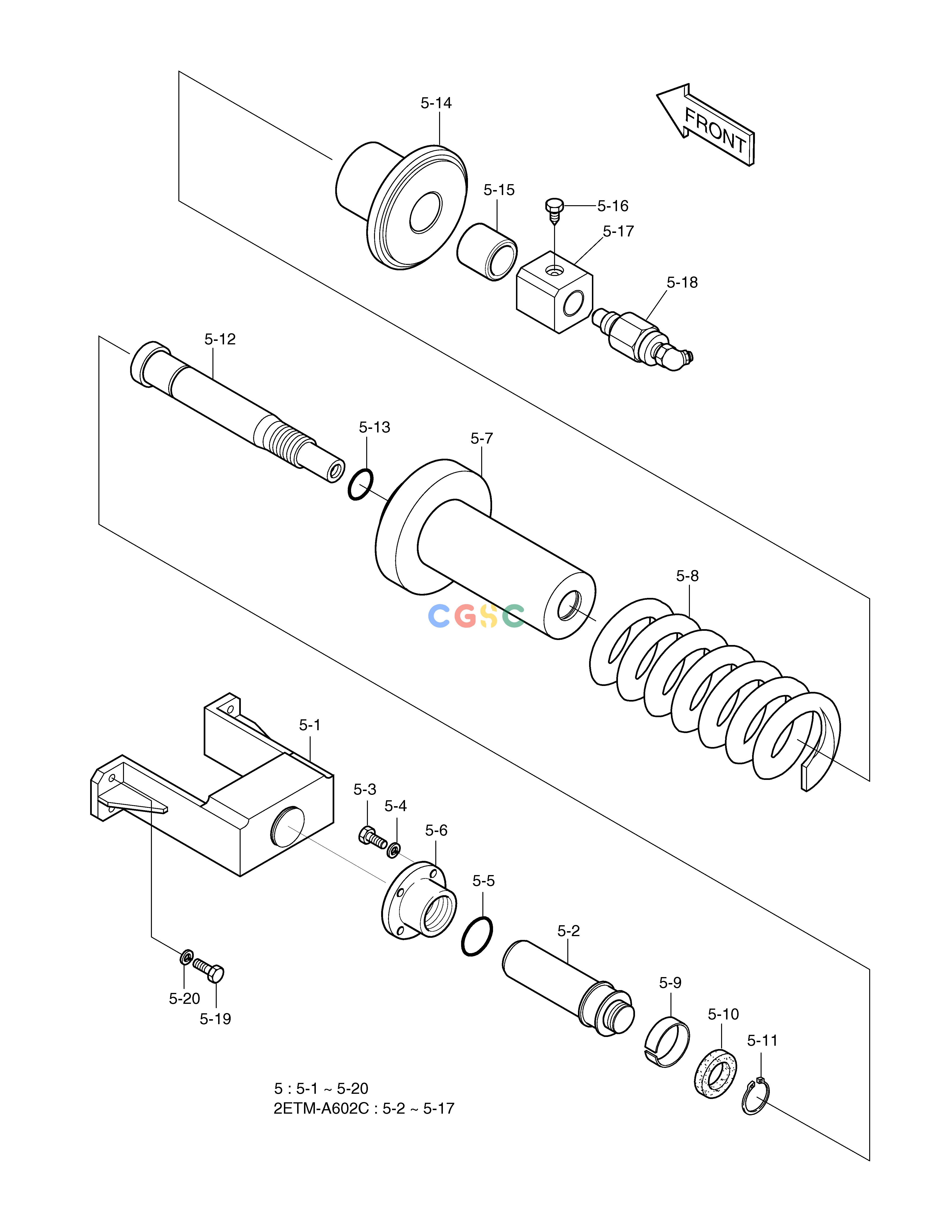 斗山零件查询TRACK SPRING SOLAR 140LC-V Doosan parts catalog online