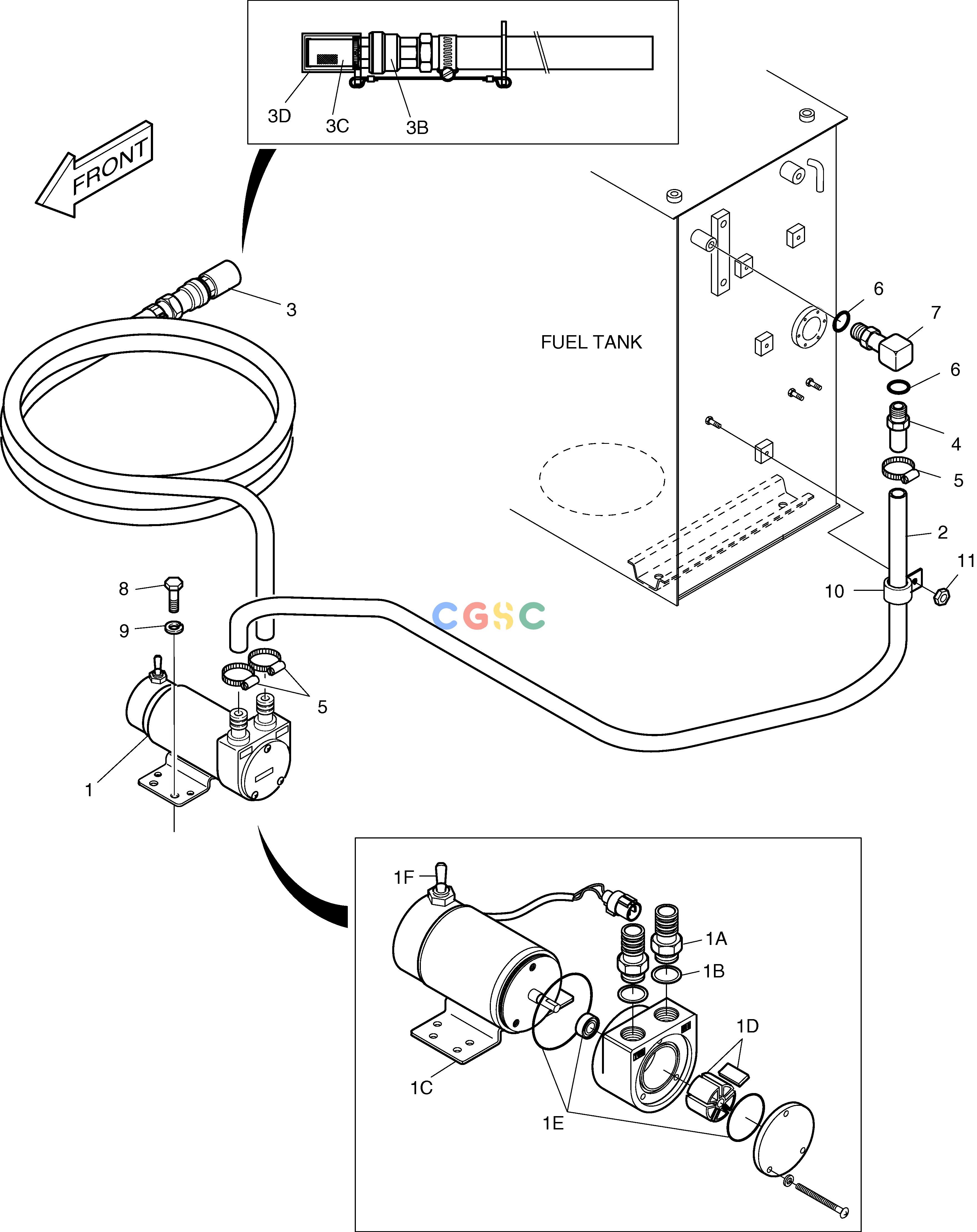 斗山零件查询FUEL FILLER PUMP ASS'Y SOLAR 140LC-V Doosan parts catalog online