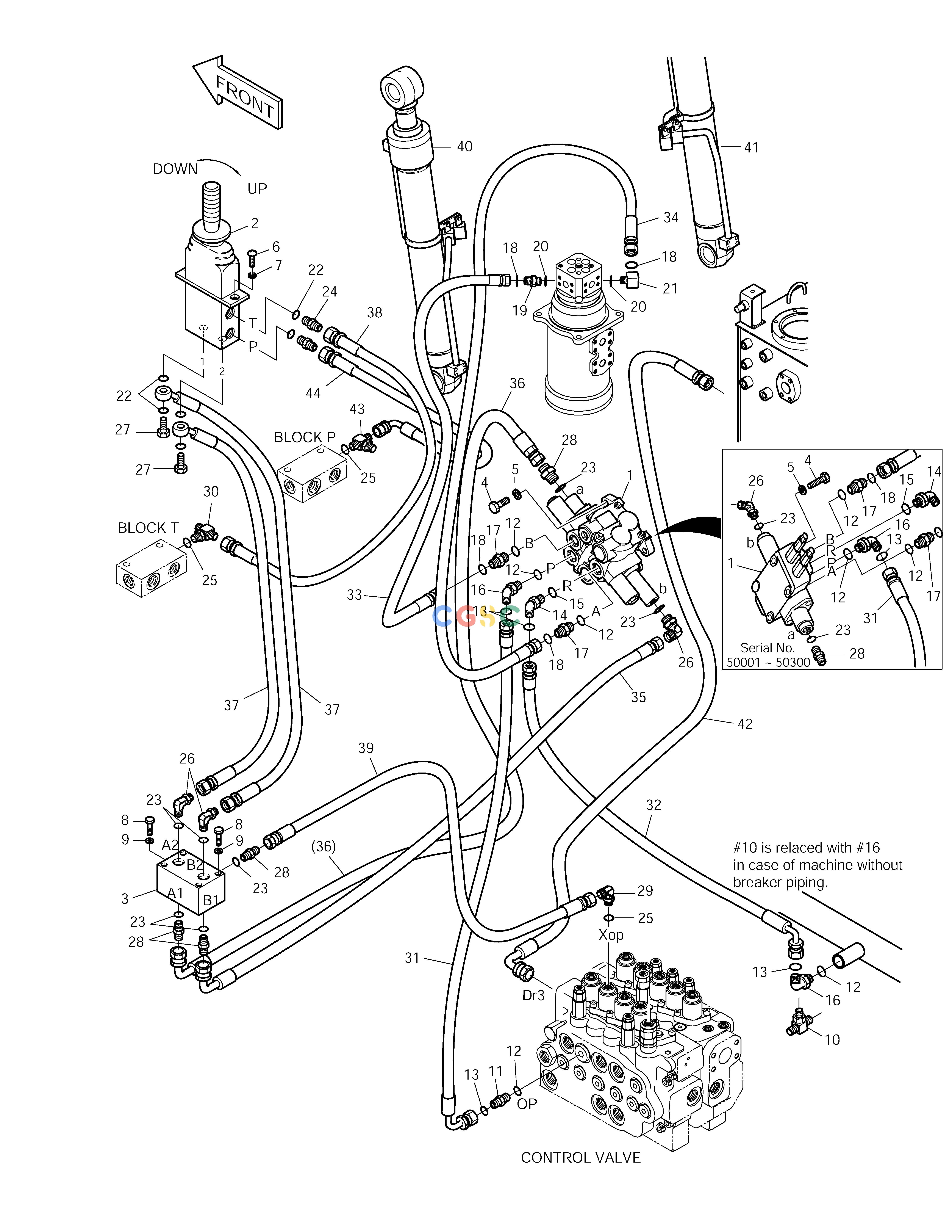 斗山零件查询DOZER PIPING-MAIN SOLAR 140LC-V Doosan parts catalog online