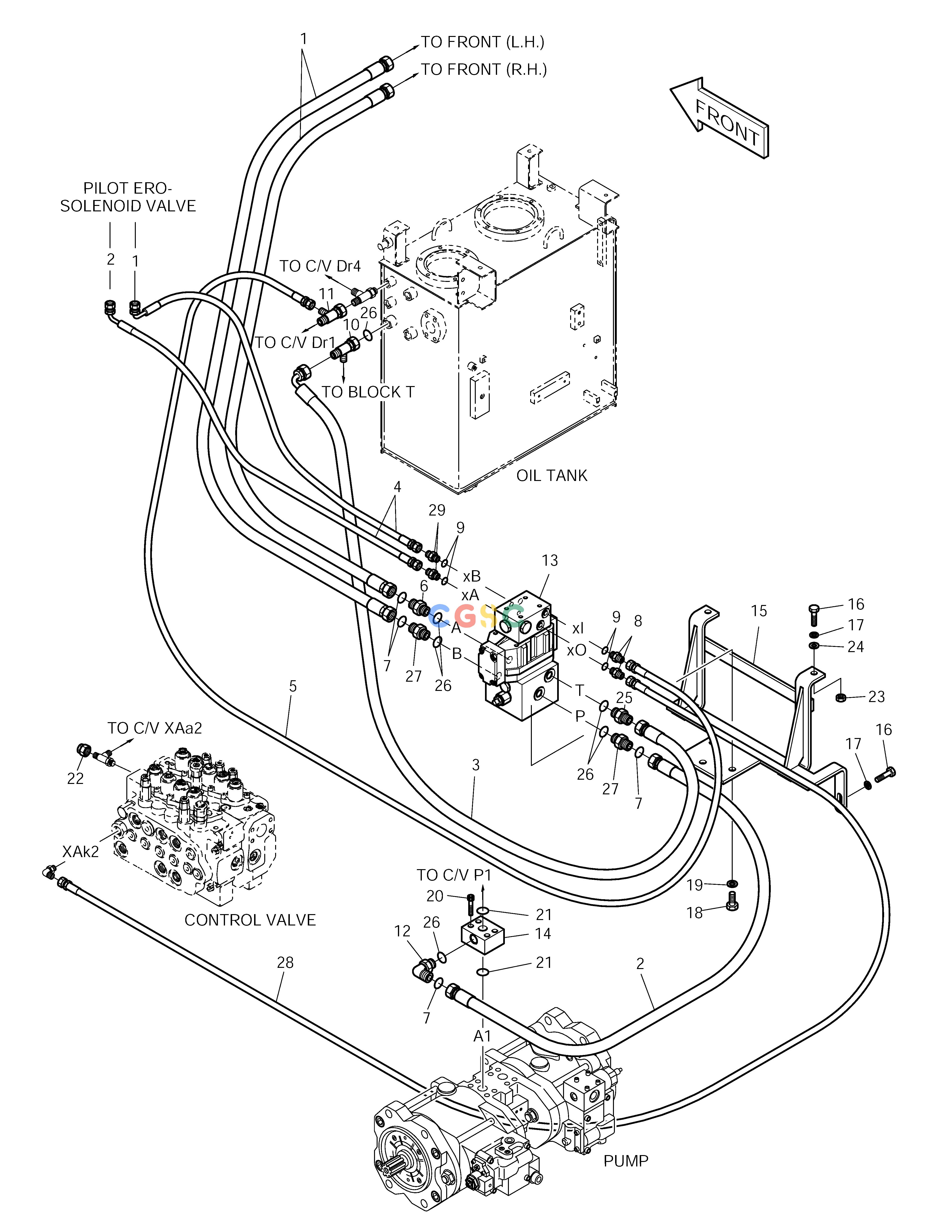 斗山零件查询MAIN PIPING-ERO SOLAR 140LC-V Doosan parts catalog online