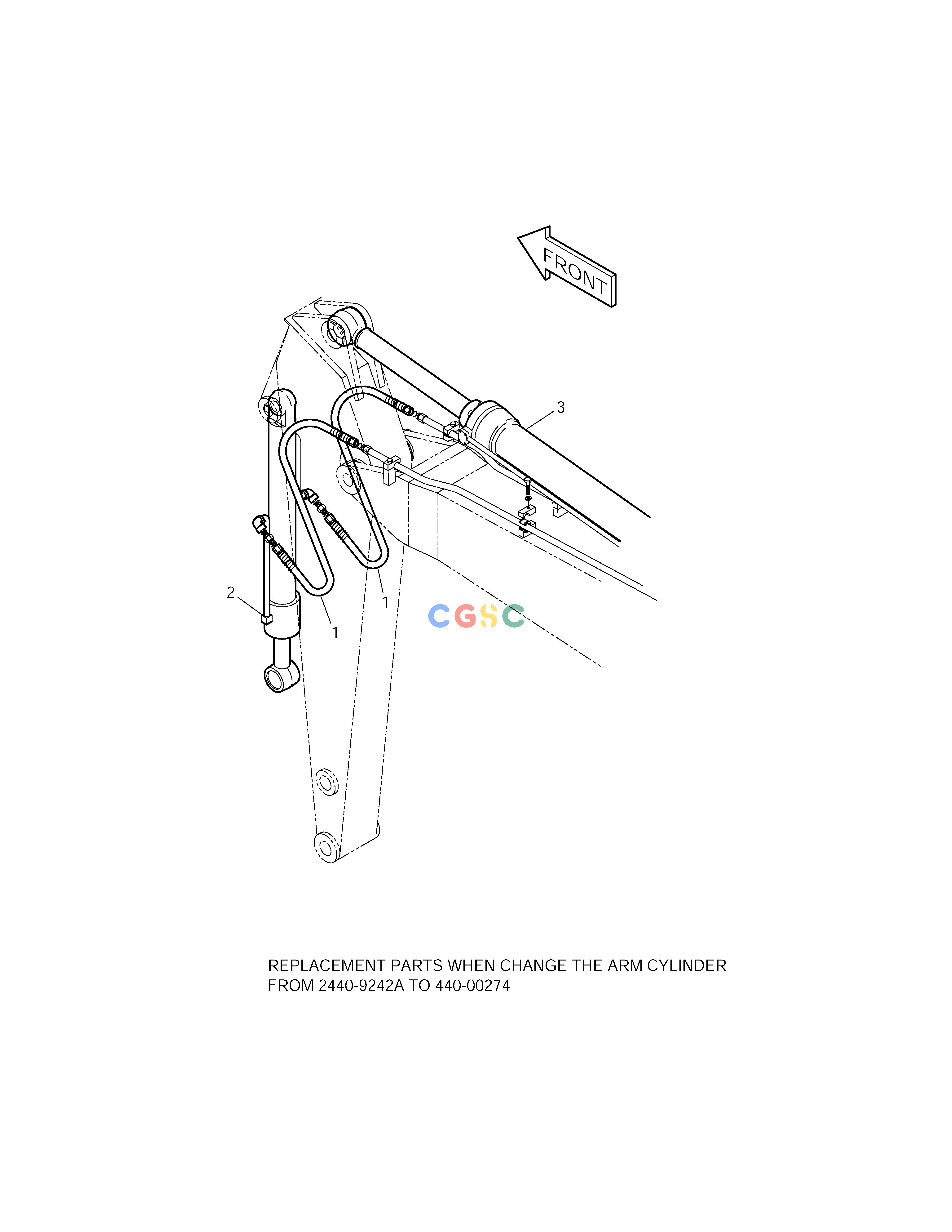 斗山零件查询ARM PIPING-ARM 2.1m(ARTI.BOOM) SOLAR 140LC-V Doosan parts catalog online
