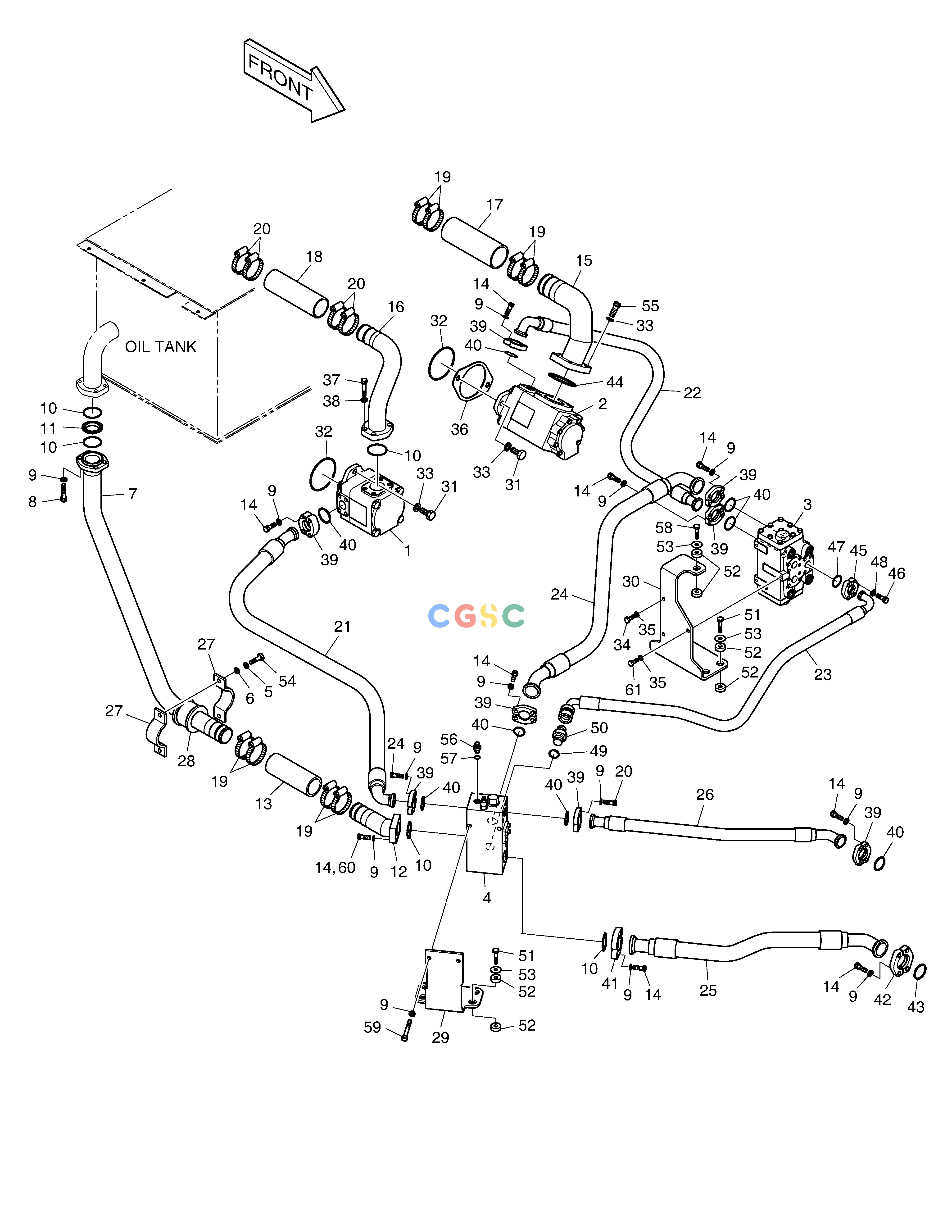 斗山零件查询MAIN PIPING MEGA 400-V (CHINA) Doosan parts catalog online