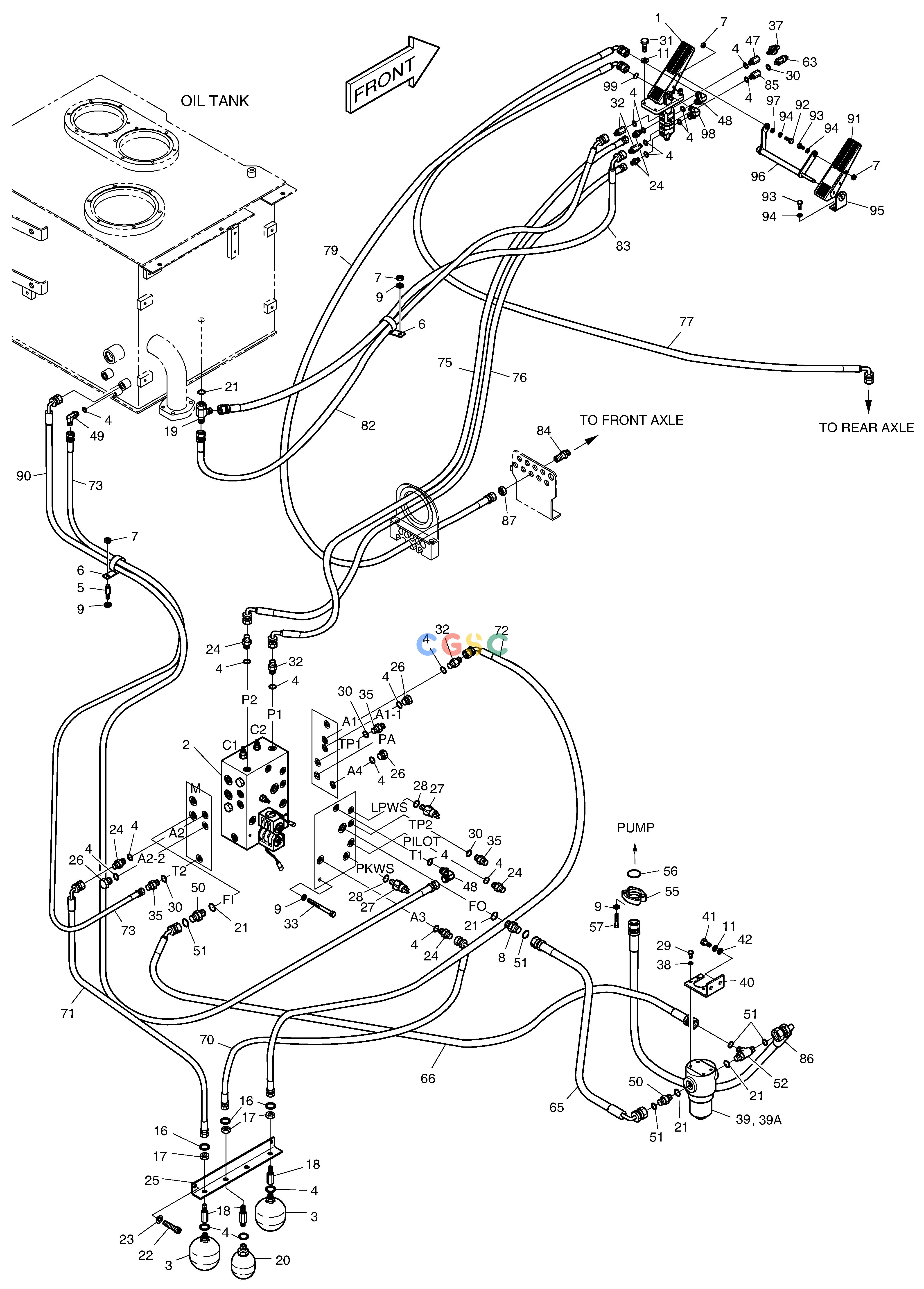 斗山零件查询BRAKE PIPING MEGA 400-V (CHINA) Doosan parts catalog online