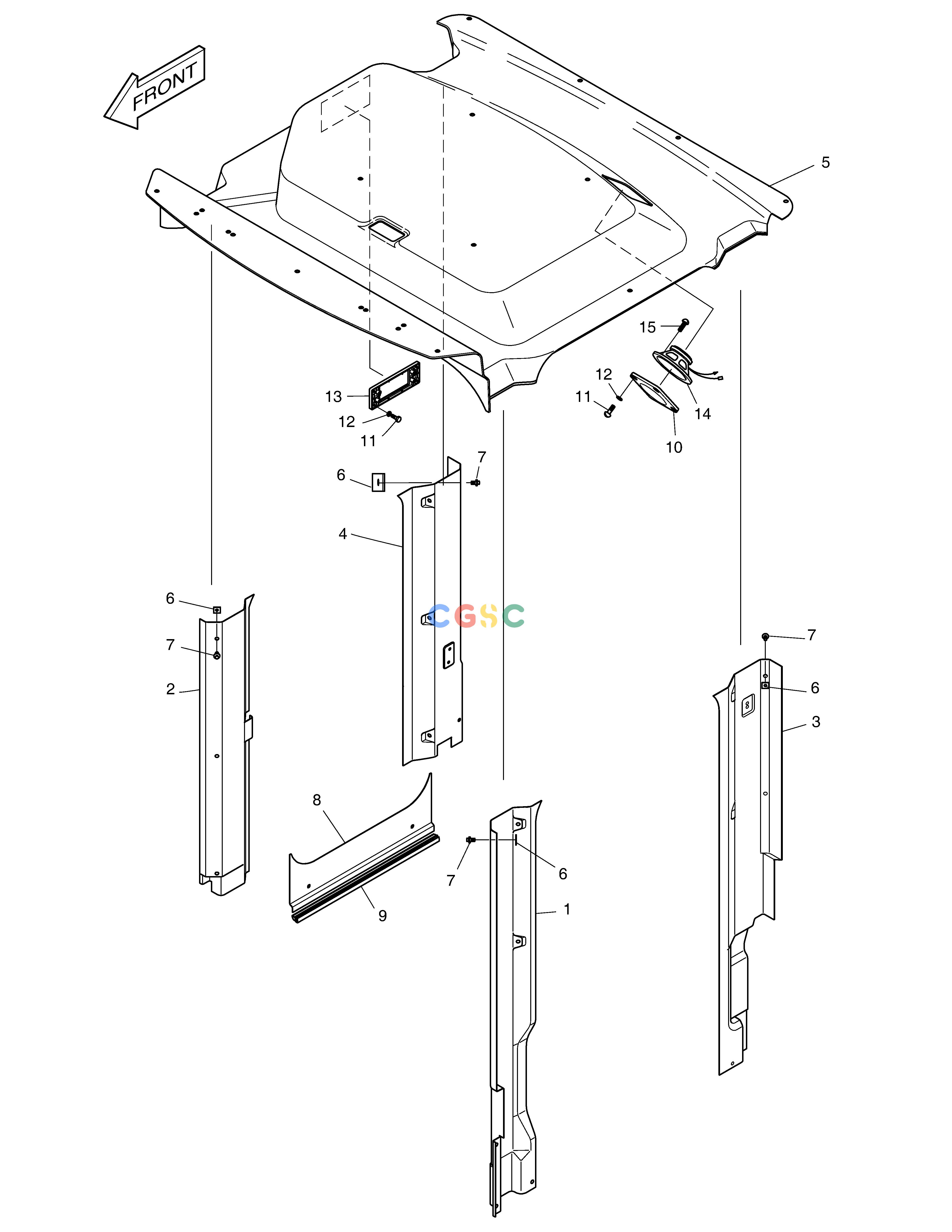 斗山零件查询SHEET ASS'Y MEGA 400-V (CHINA) Doosan parts catalog online