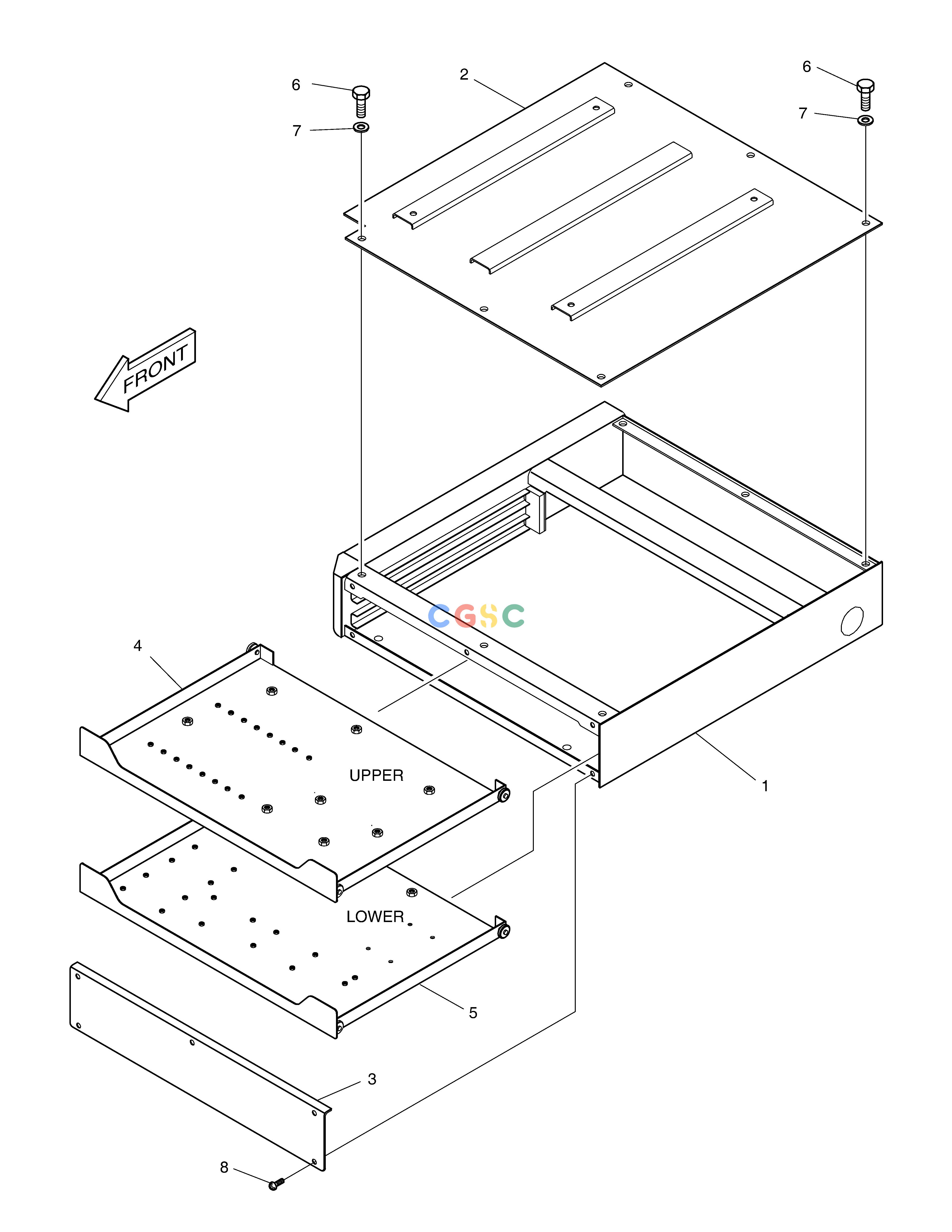 斗山零件查询ELECTRIC BOX ASS'Y(1) - ELECTRIC BOX MEGA 400-V (CHINA) Doosan parts catalog online