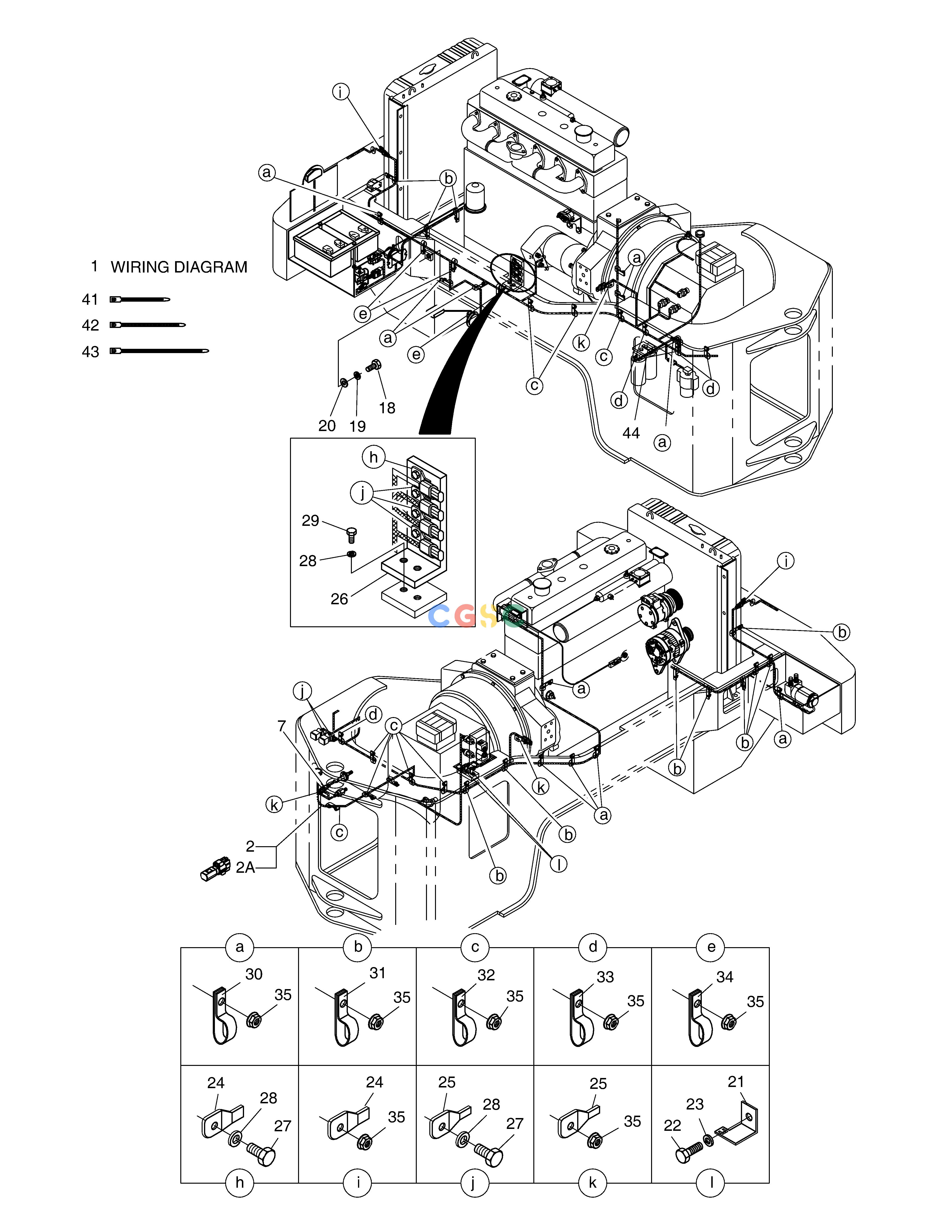 斗山零件查询ELECTRIC WIRING(4) - RELATED PARTS MEGA 400-V (CHINA) Doosan parts catalog online