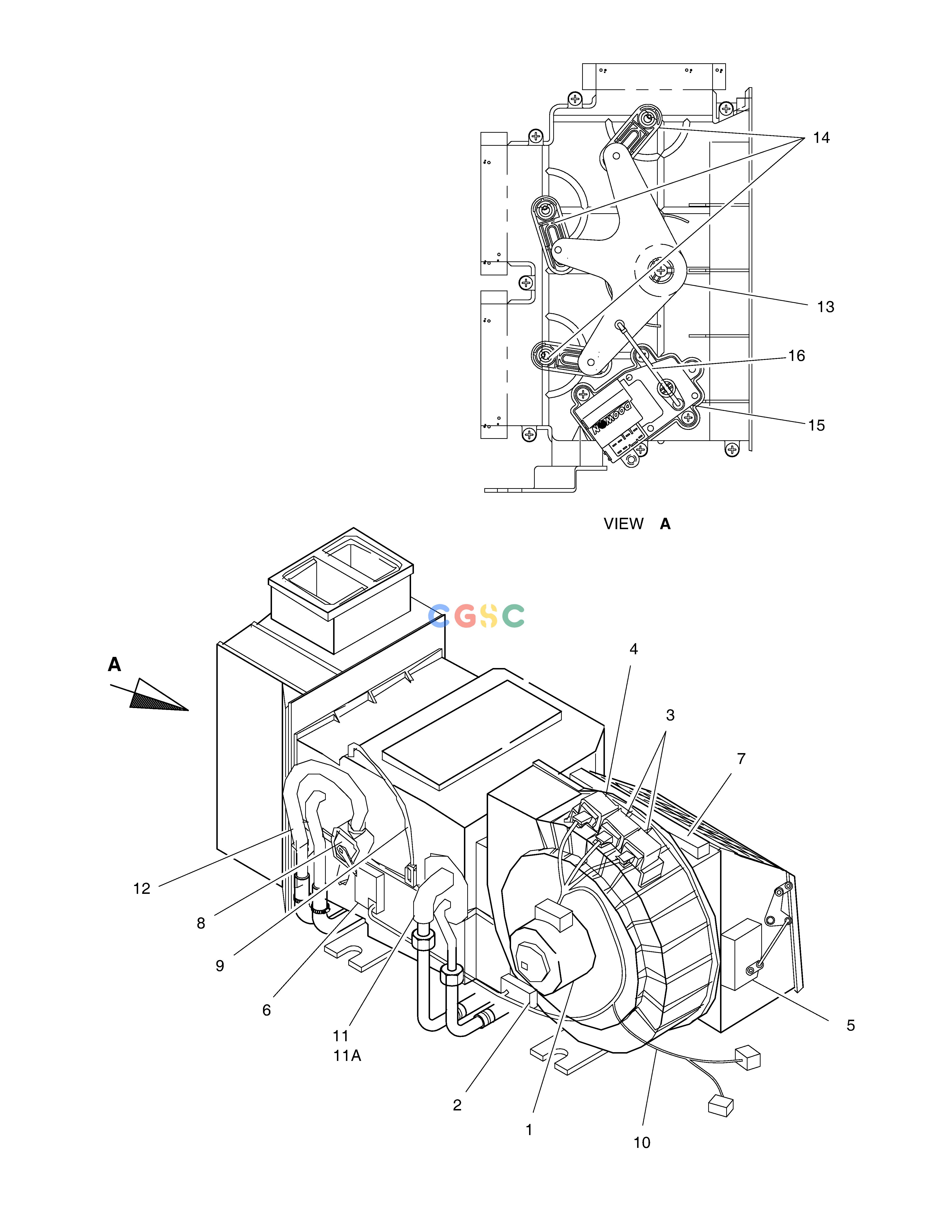 斗山零件查询AIRCONDITIONER(3) - AIRCON UNIT MEGA 400-V (CHINA) Doosan parts catalog online