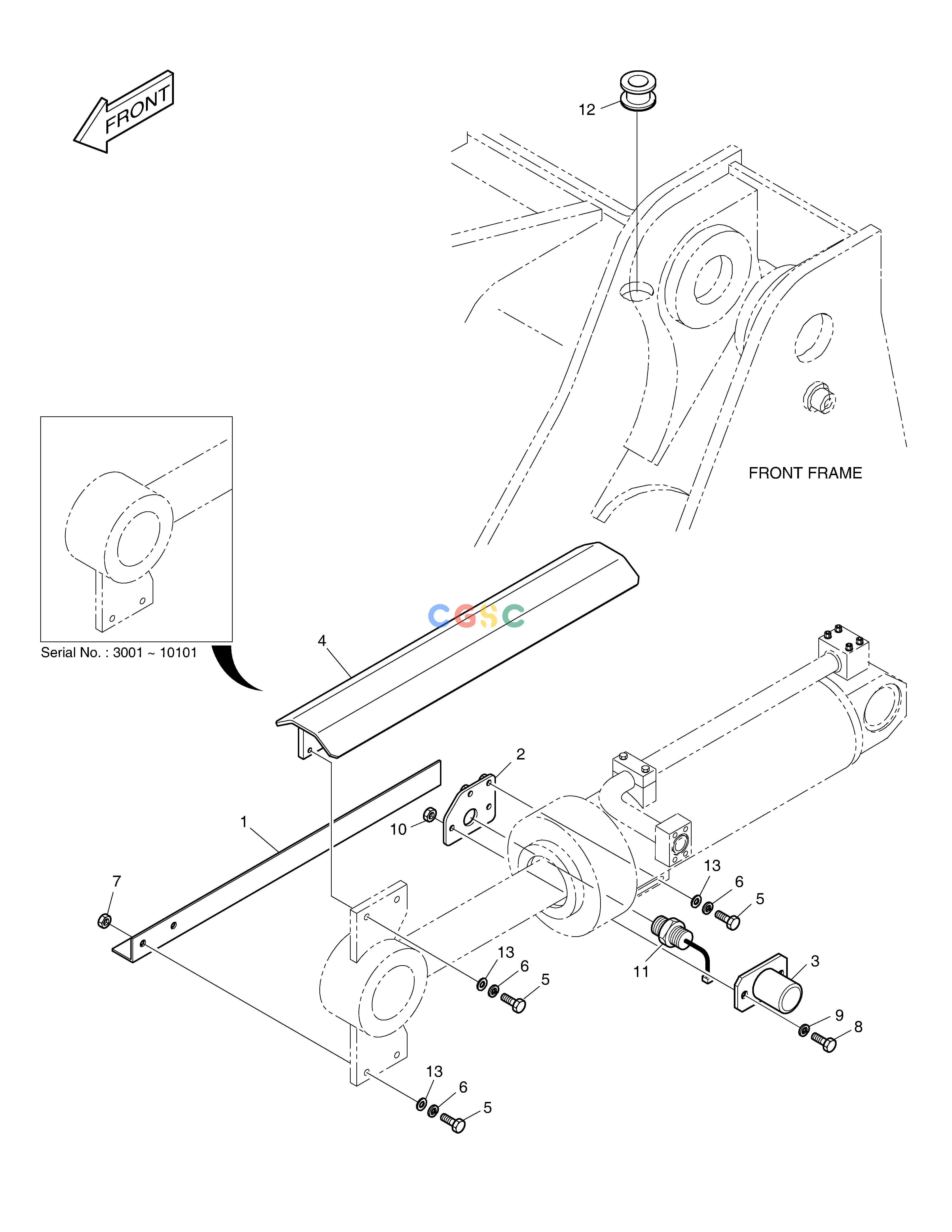斗山零件查询RETURN TO DIG ASS'Y MEGA 400-V (CHINA) Doosan parts catalog online