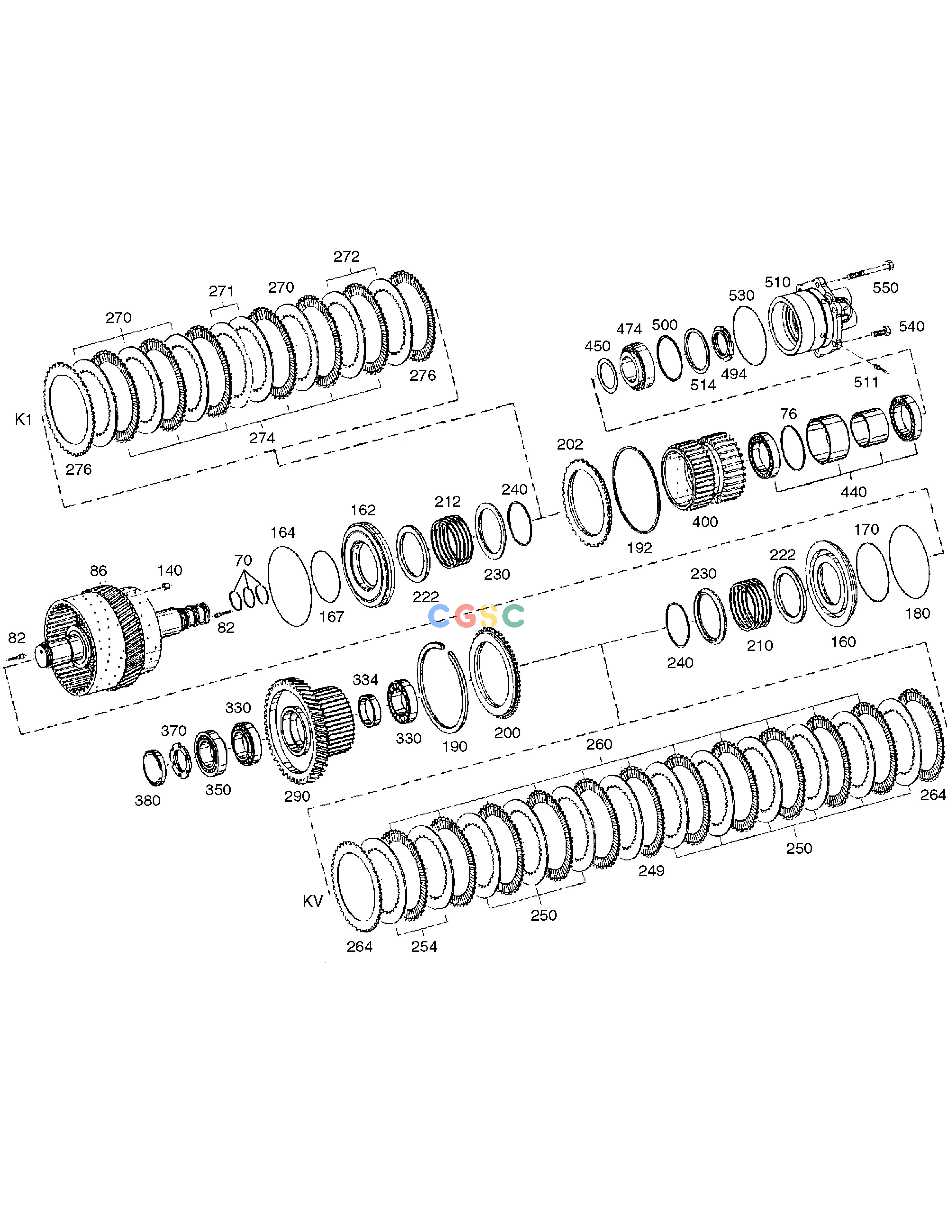 斗山零件查询COUPLING KV/K1 - TRANSMISSION MEGA 400-V (CHINA) Doosan parts catalog online