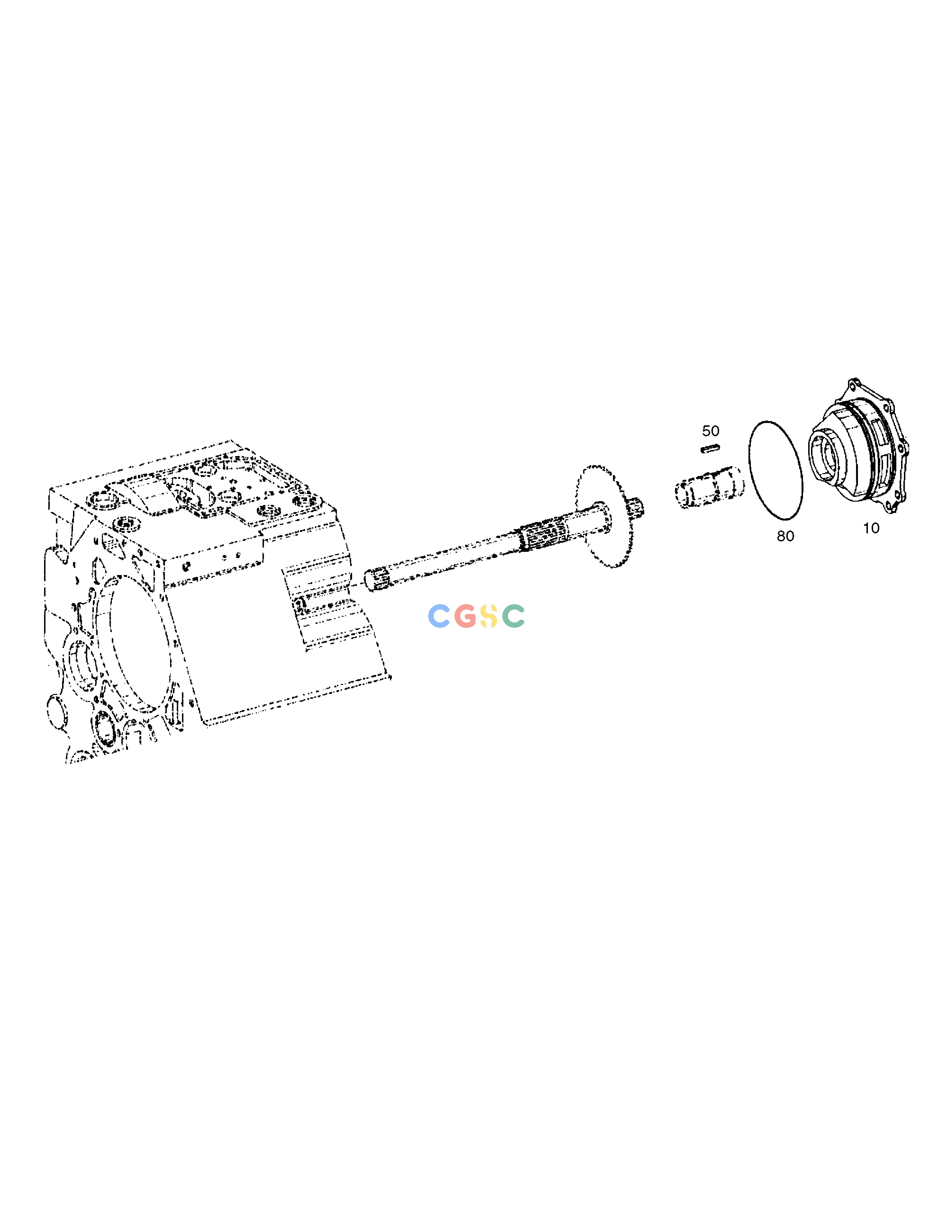 斗山零件查询PRESSURE OIL PUMP - TRANSMISSION MEGA 400-V (CHINA) Doosan parts catalog online