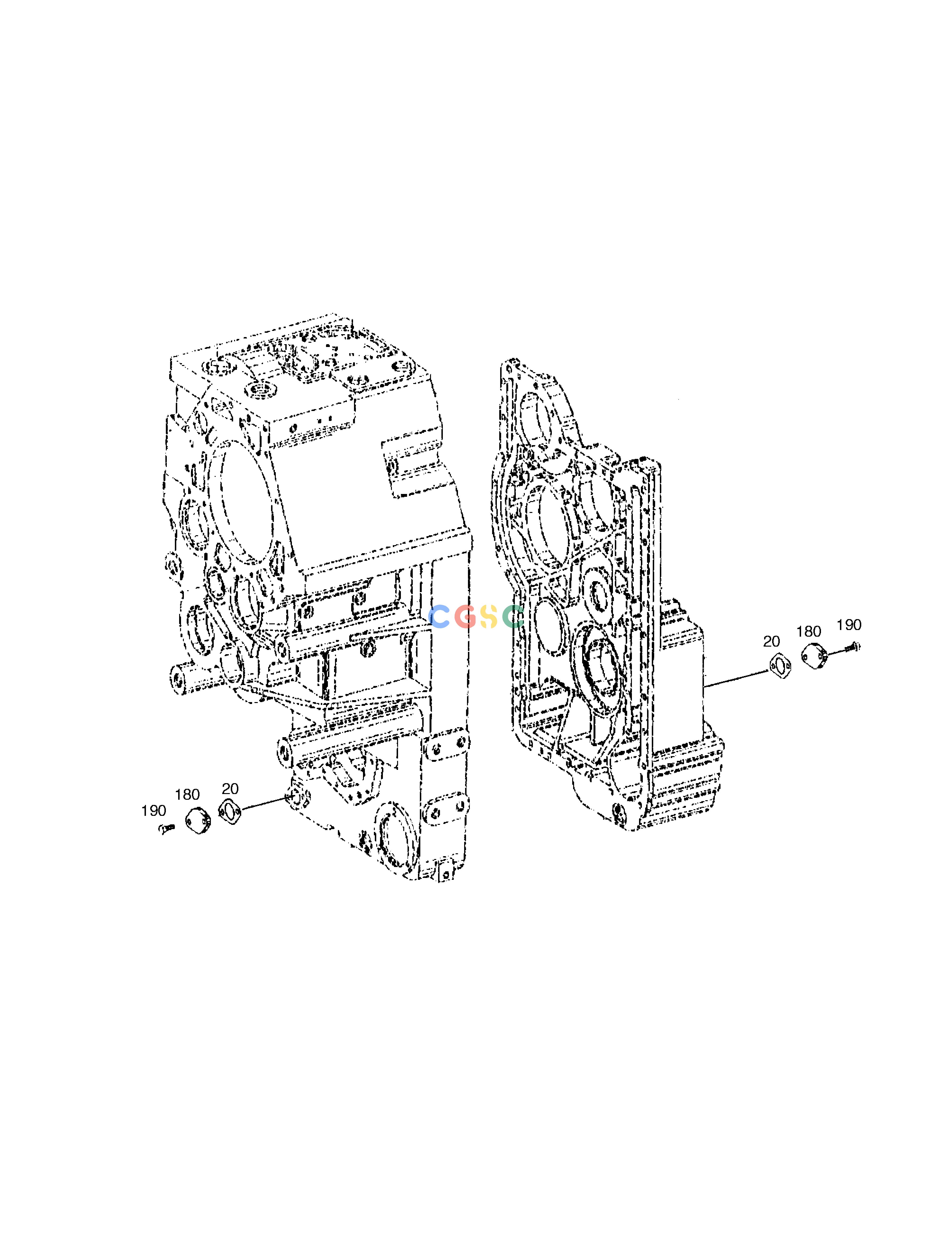 斗山零件查询FILLER NECK - TRANSMISSION MEGA 400-V (CHINA) Doosan parts catalog online