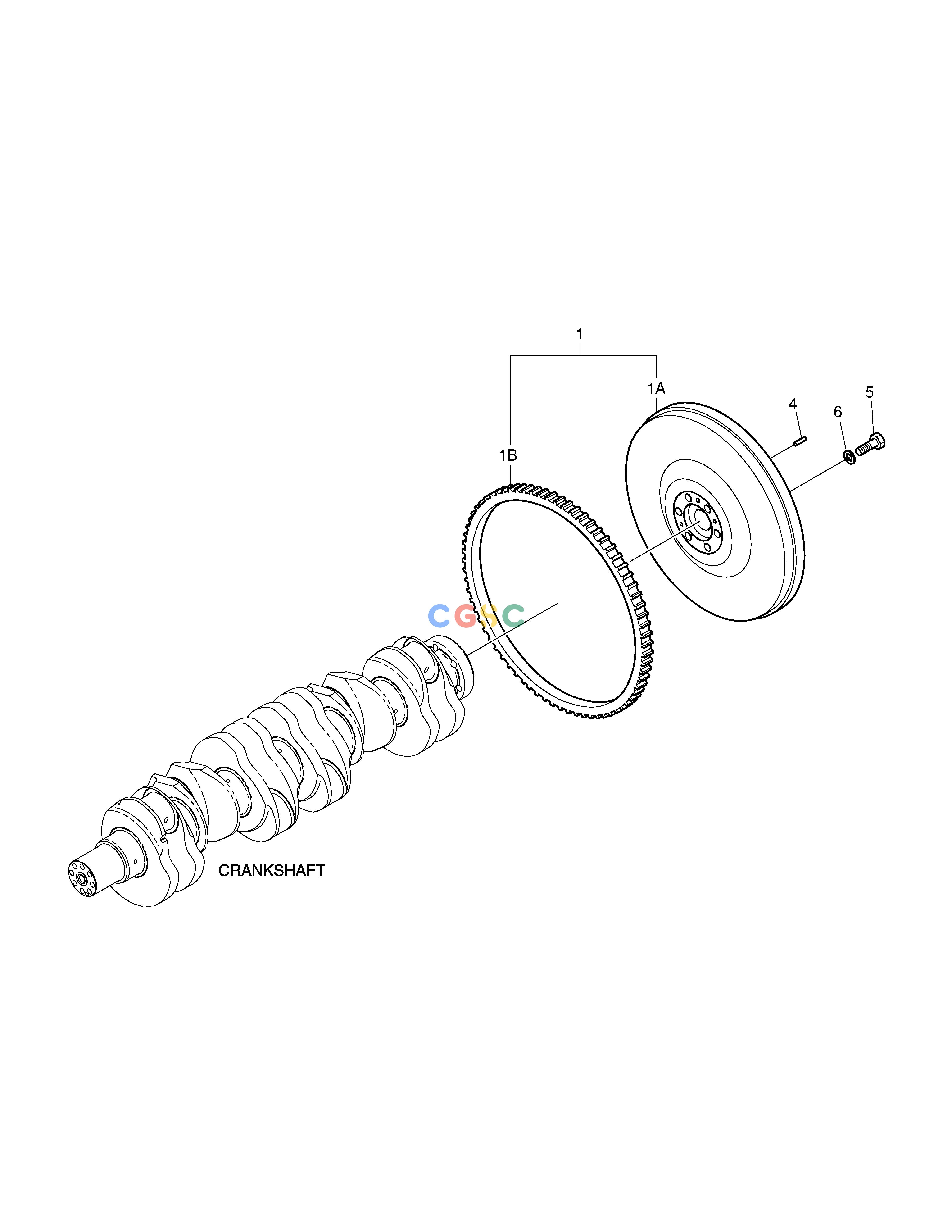 斗山零件查询FLY WHEEL DL250A Doosan parts catalog online