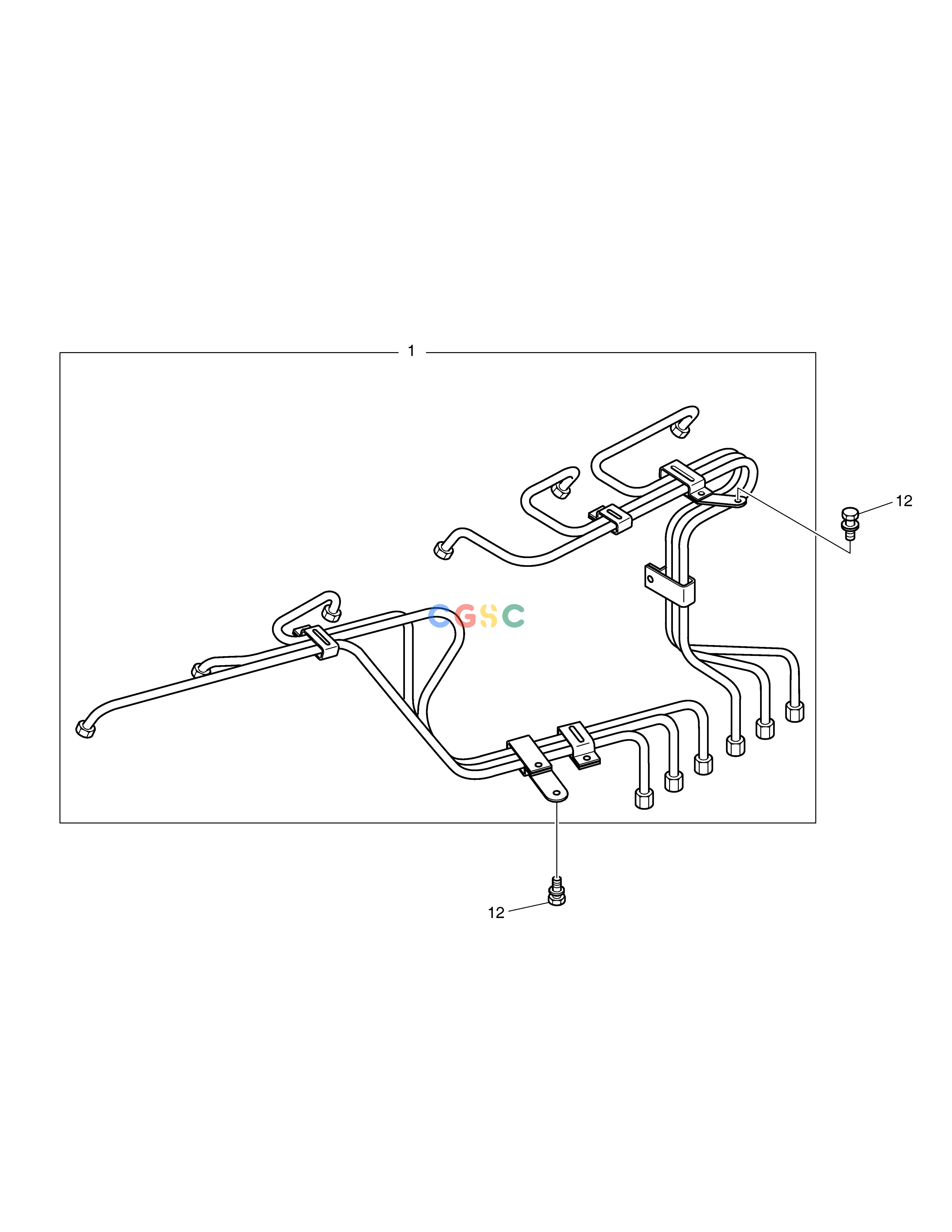 斗山零件查询INJECTION PIPE DL250A Doosan parts catalog online