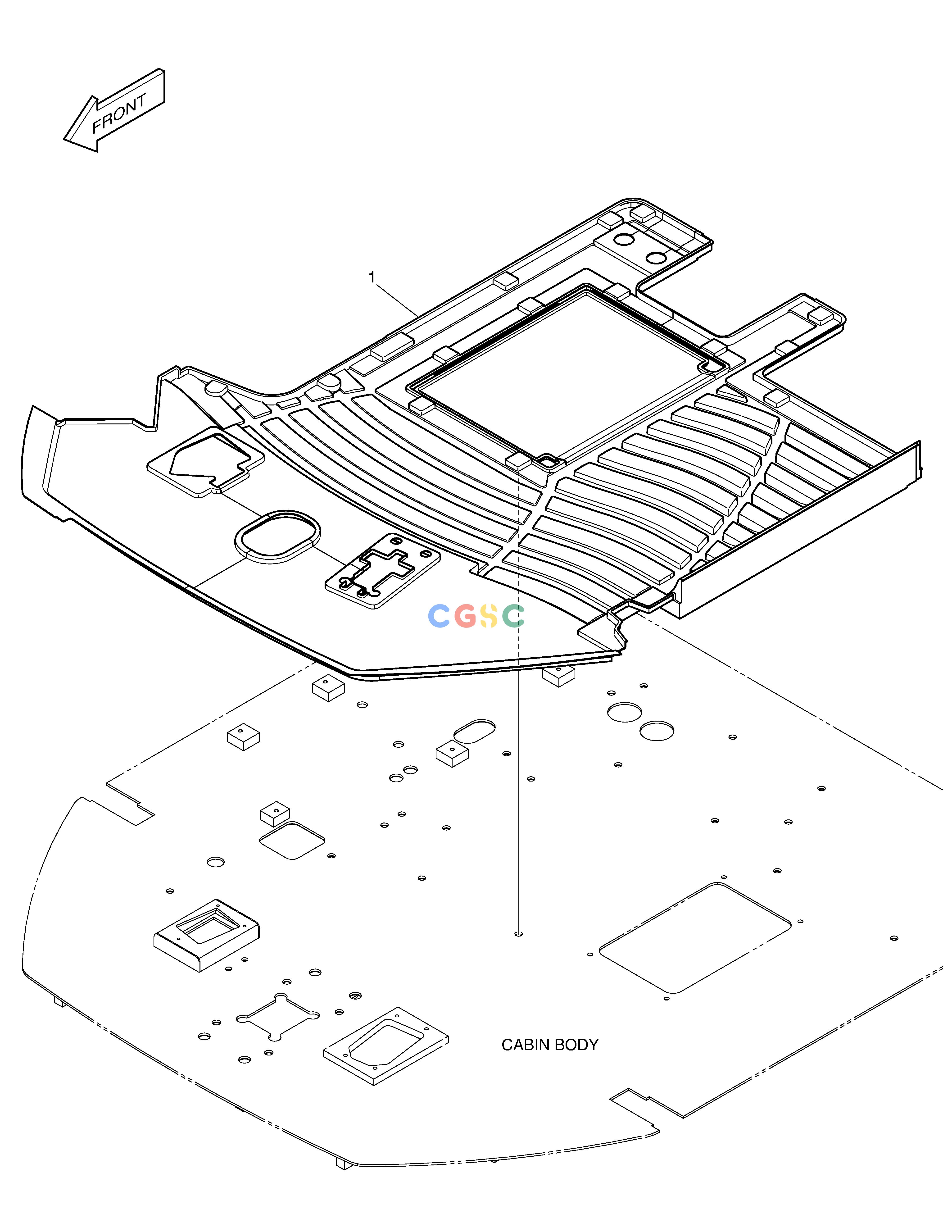 斗山零件查询FLOOR MAT DL250A Doosan parts catalog online
