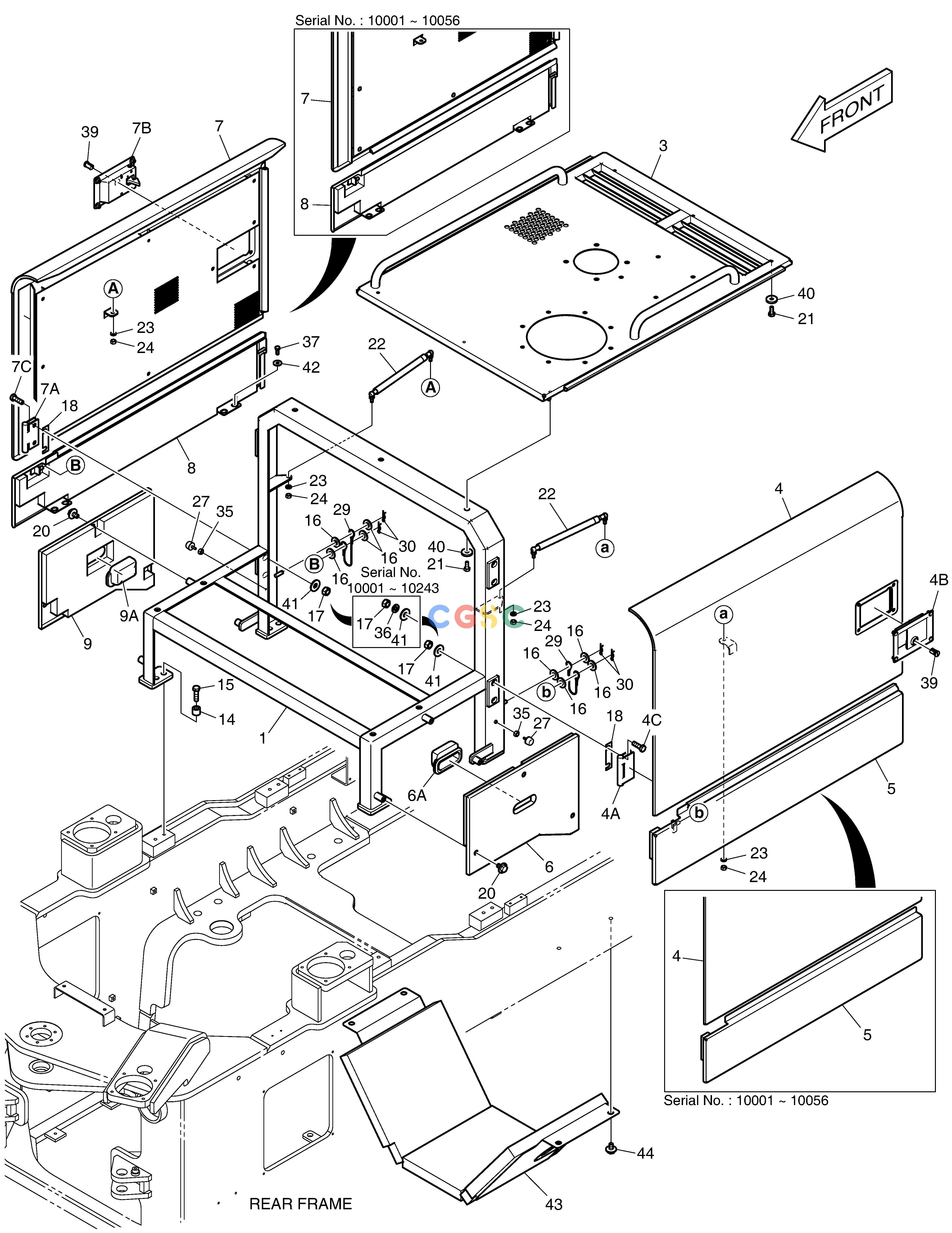 斗山零件查询ENGINE COVER DL250A Doosan parts catalog online