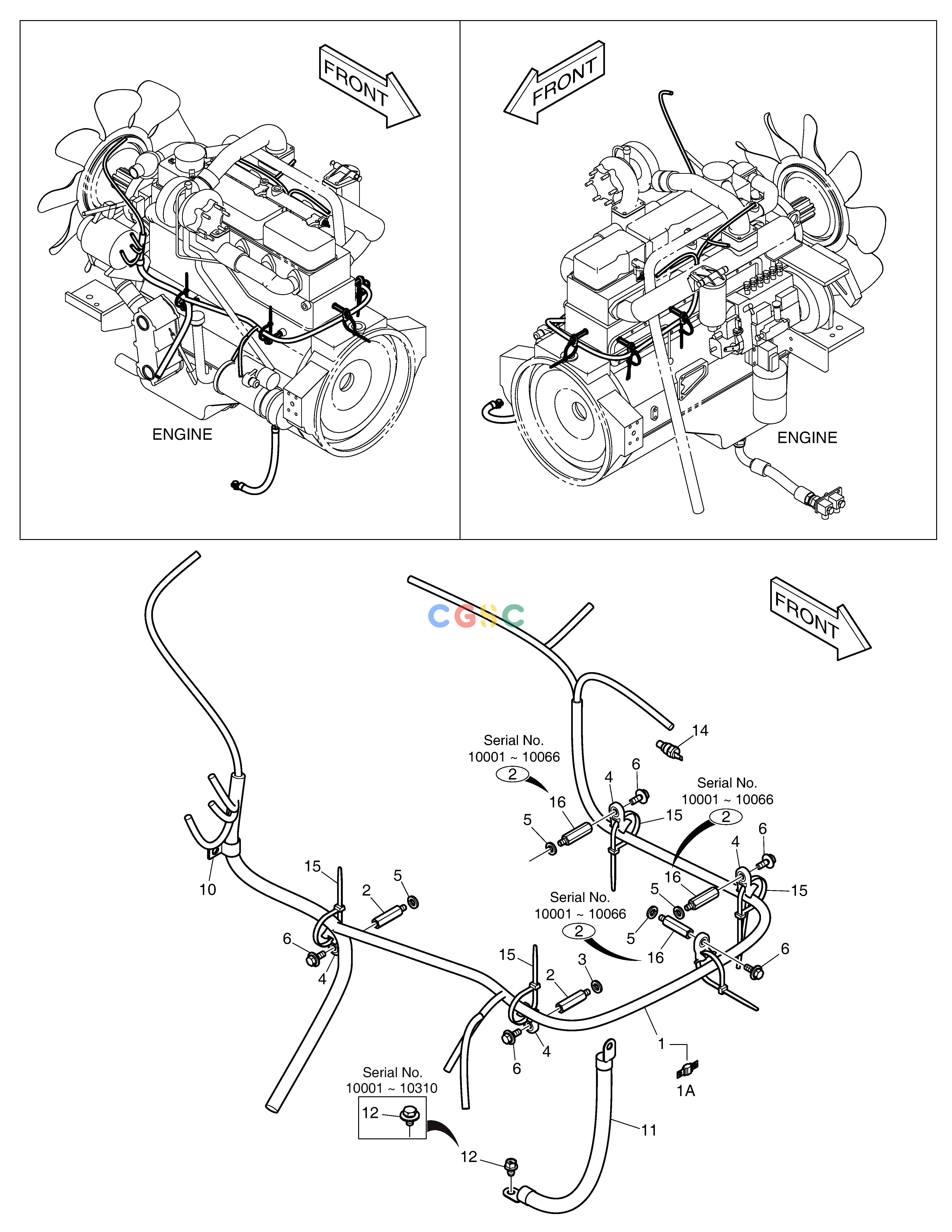斗山零件查询ELECTRIC PARTS - ENGINE DL250A Doosan parts catalog online