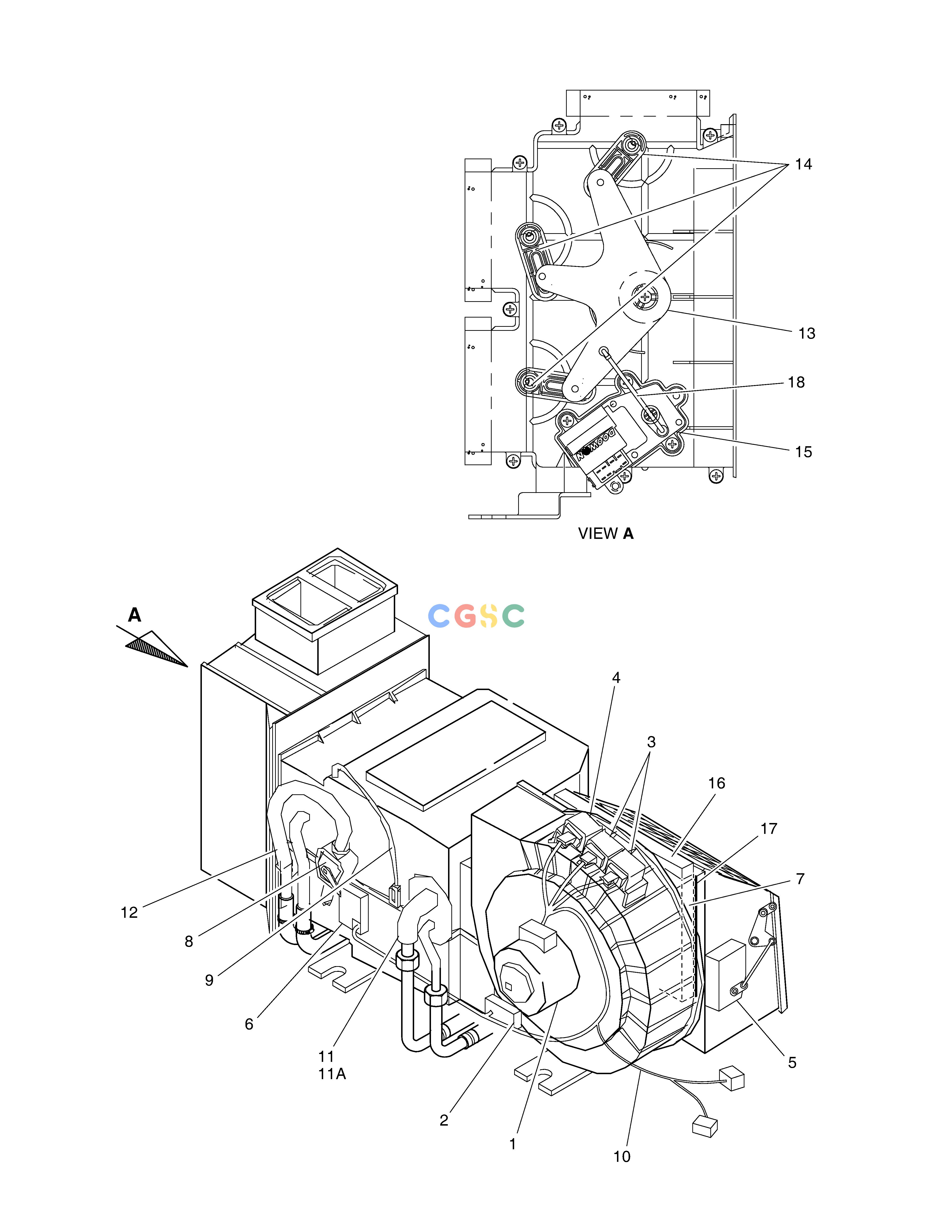 斗山零件查询AIRCON UNIT DL250A Doosan parts catalog online