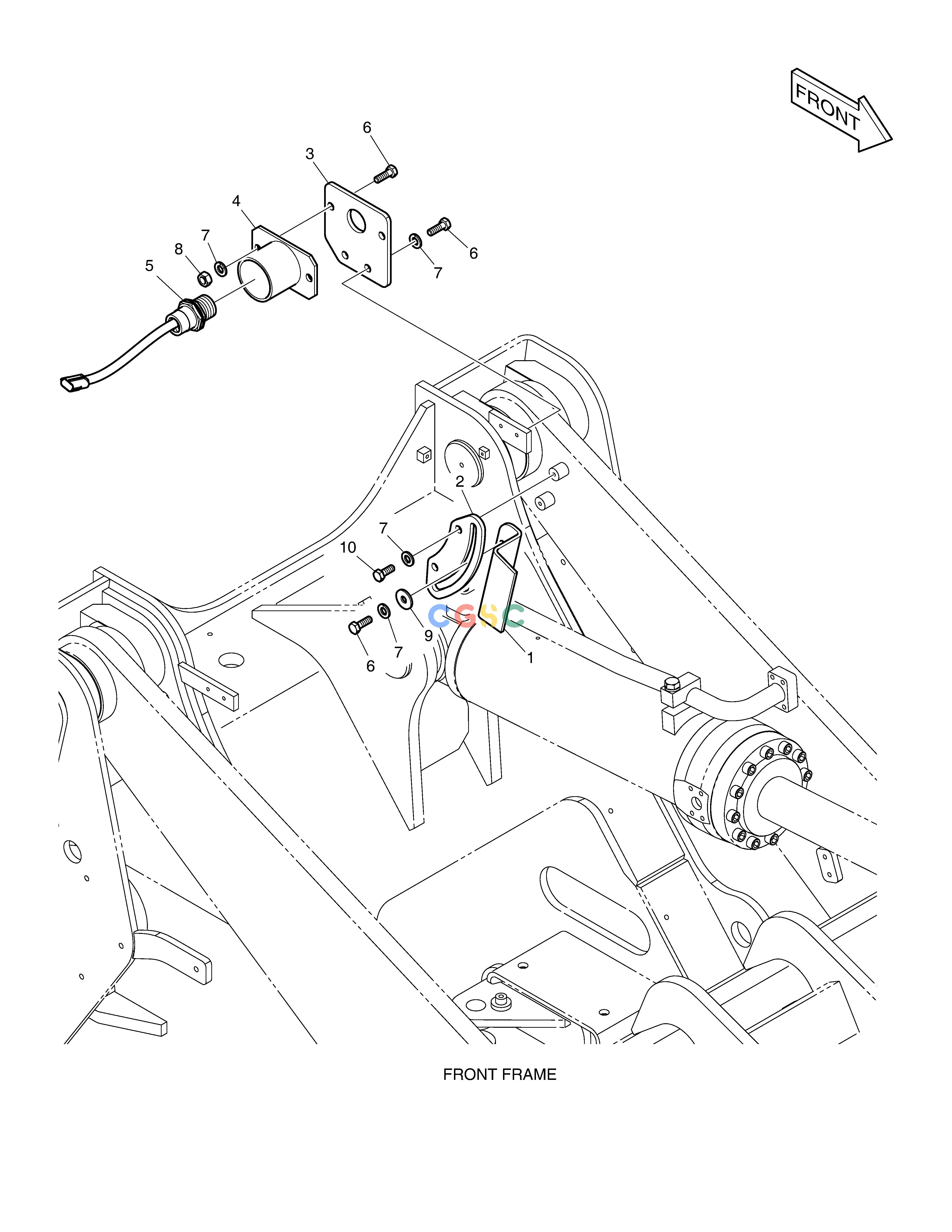 斗山零件查询ARM RAISE KICK OUT ASS'Y DL250A Doosan parts catalog online