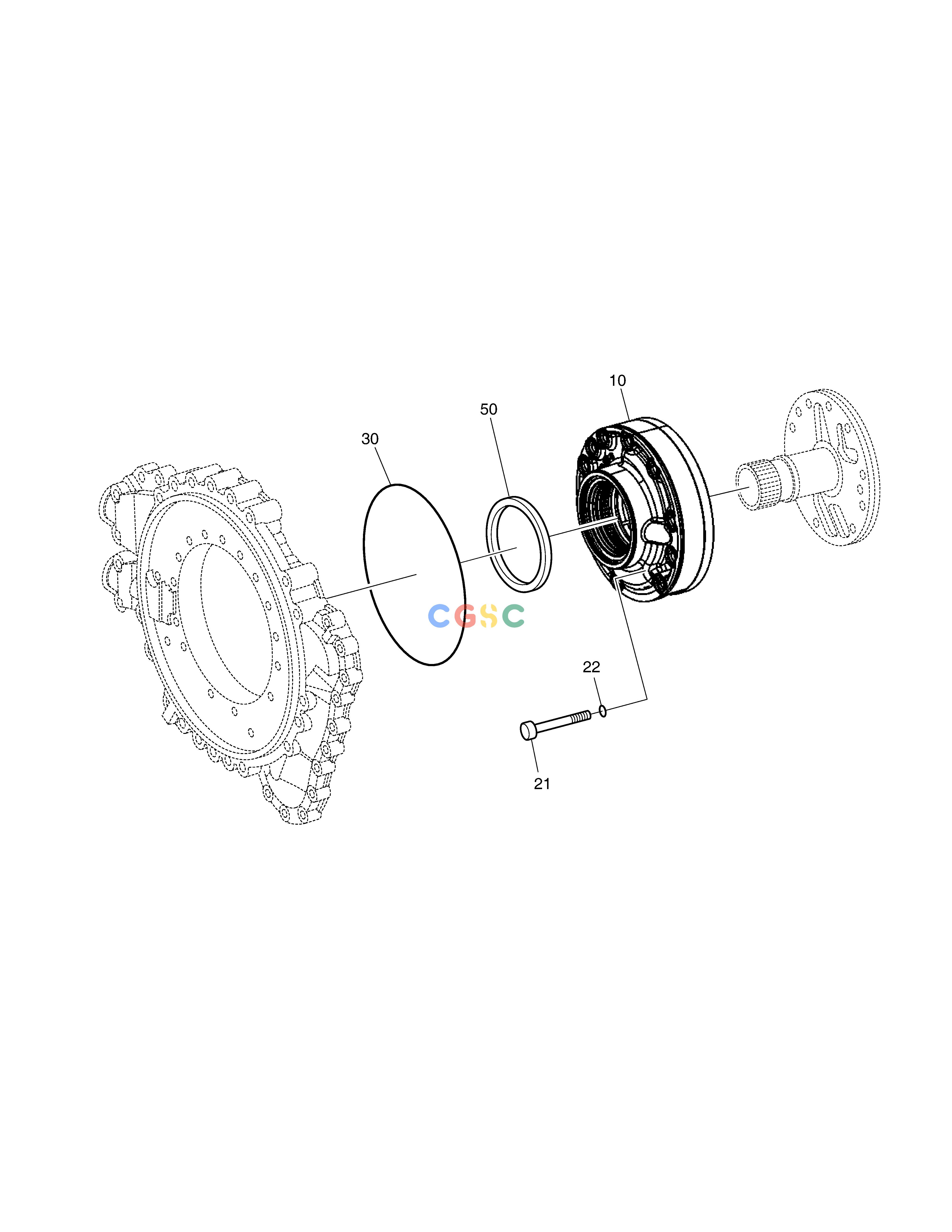 斗山零件查询PRESSURE OIL PUMP-TRANSMISSION DL250A Doosan parts catalog online