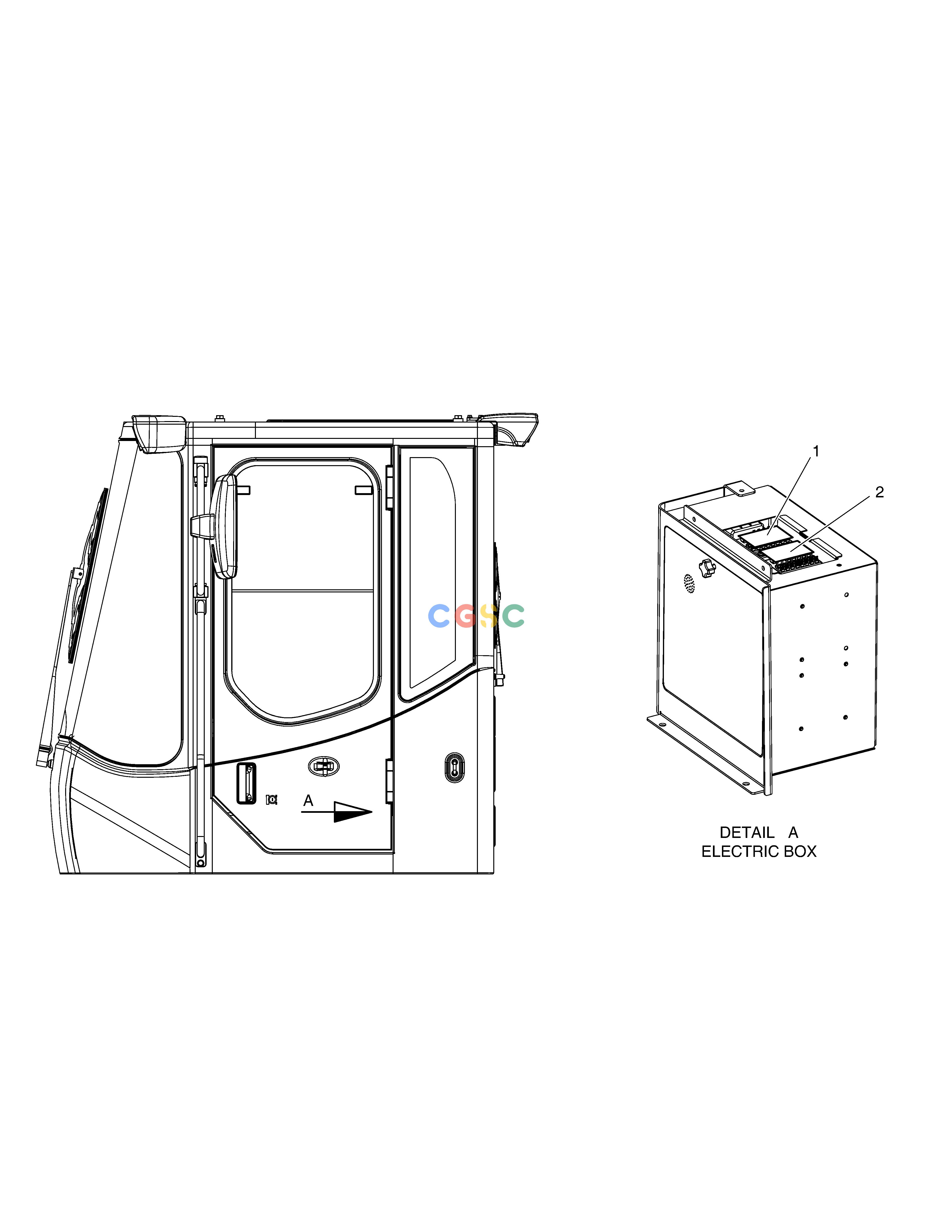 斗山零件查询DECAL - FUSE BOX DL250A Doosan parts catalog online