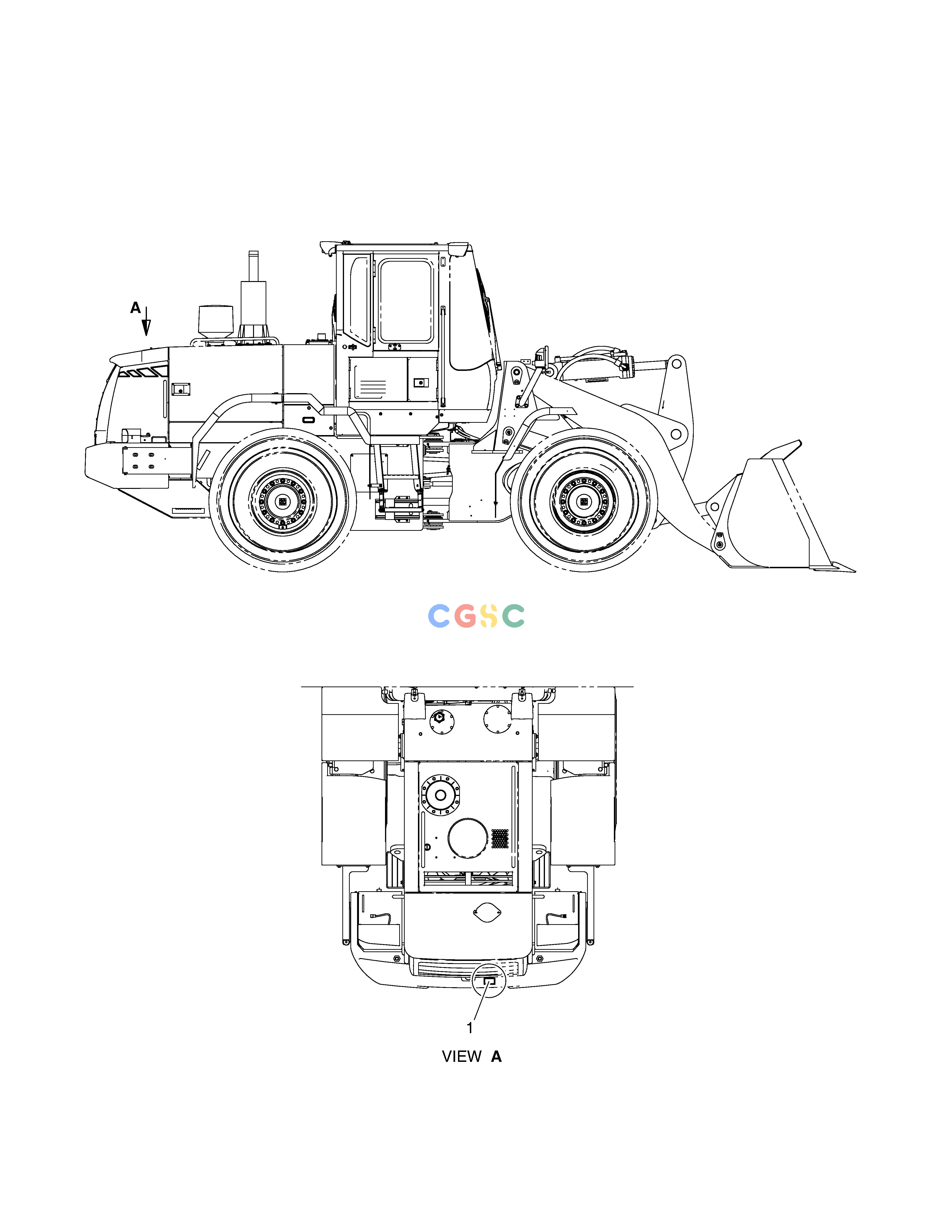 斗山零件查询DECAL - DIESEL DL250A Doosan parts catalog online