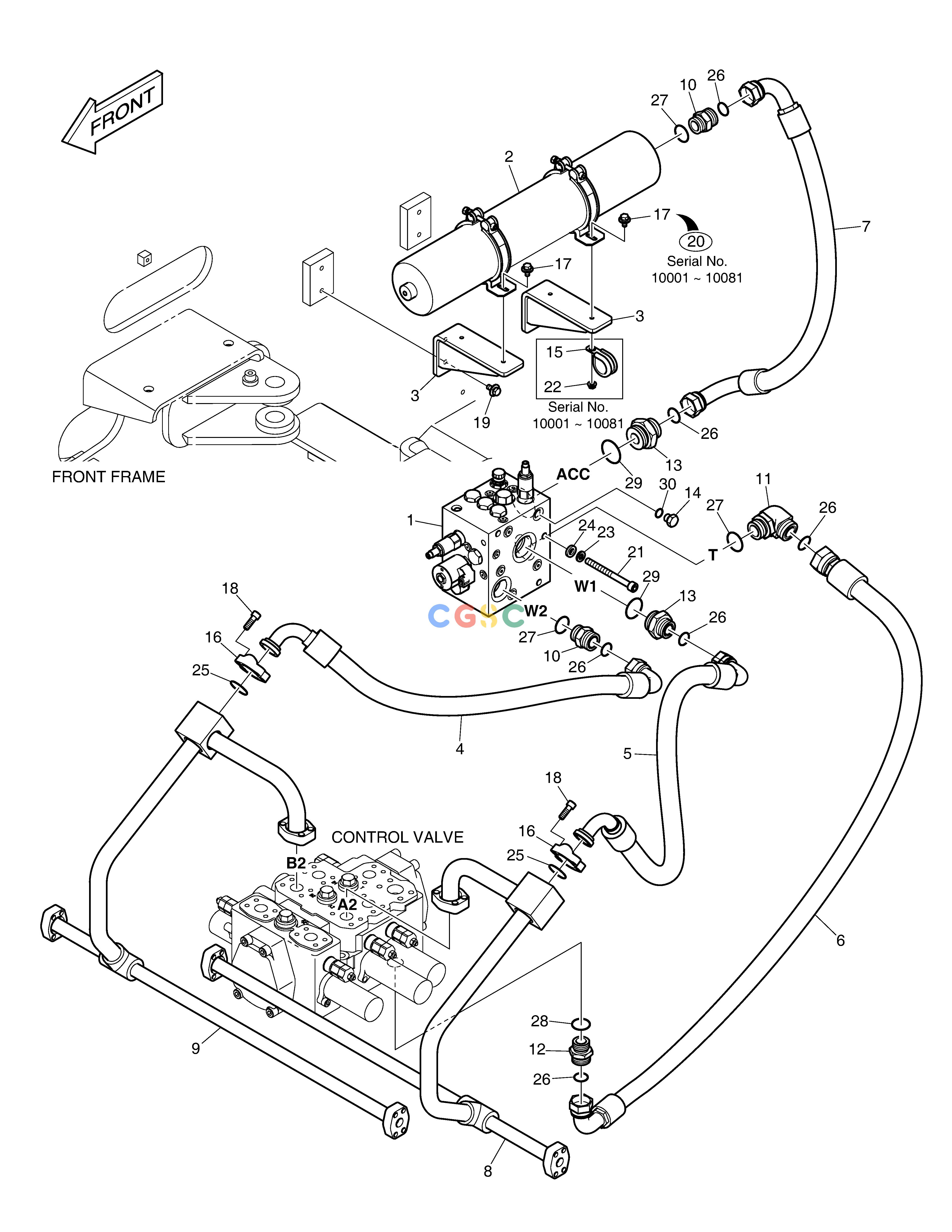 斗山零件查询LOAD ISOLATION SYSTEM DL250A Doosan parts catalog online