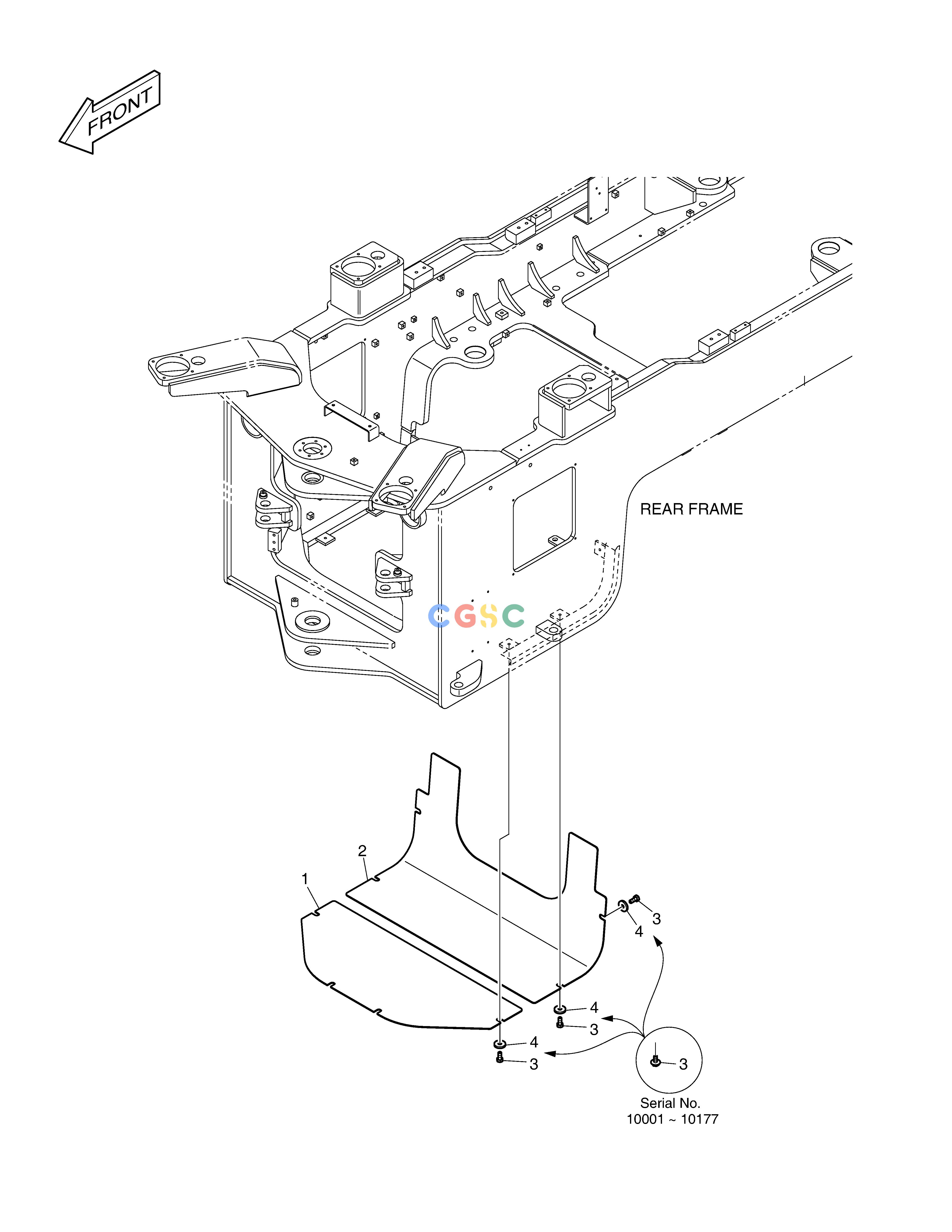 斗山零件查询UNDER COVER DL250A Doosan parts catalog online