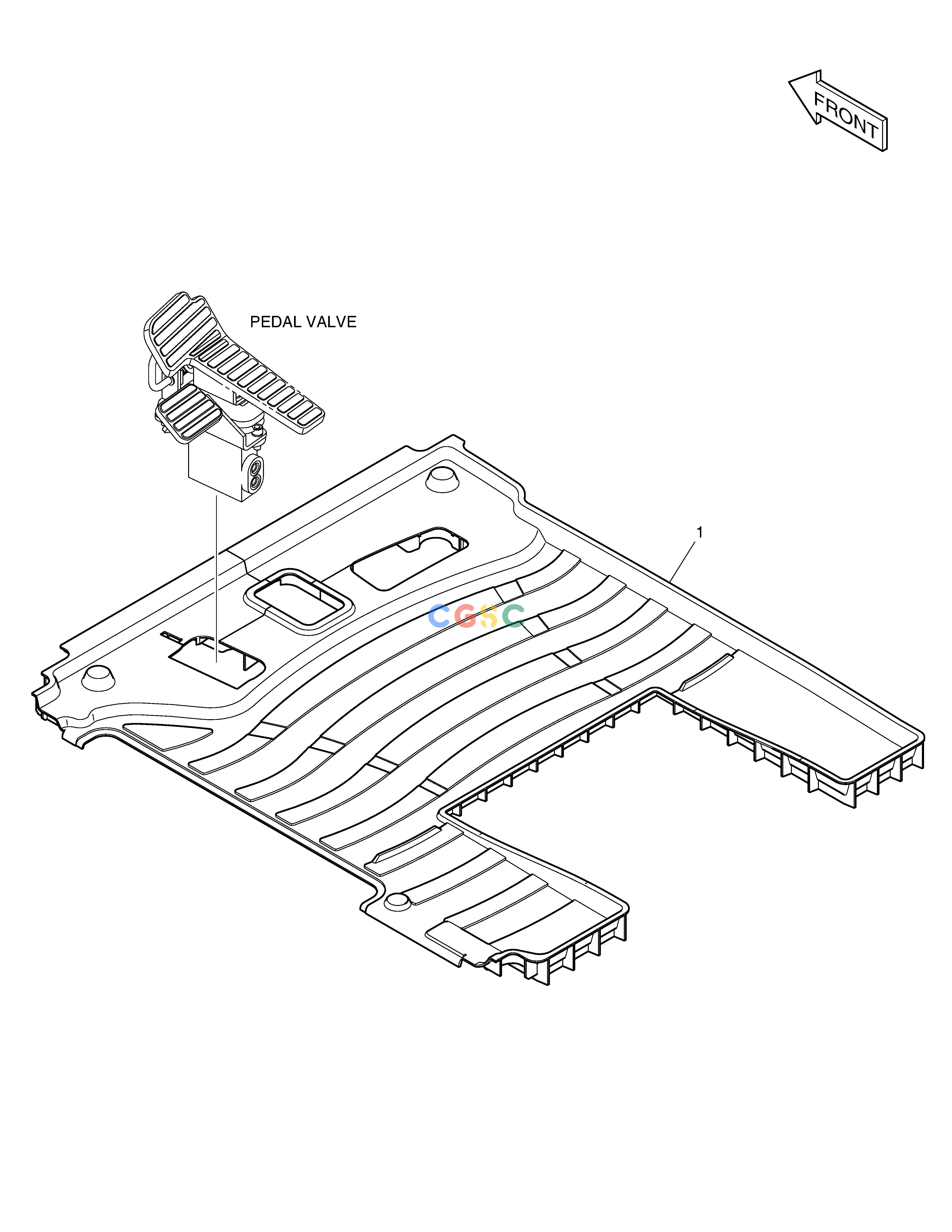 斗山零件查询FLOOR MAT - ARTI DX160LC-3 Doosan parts catalog online
