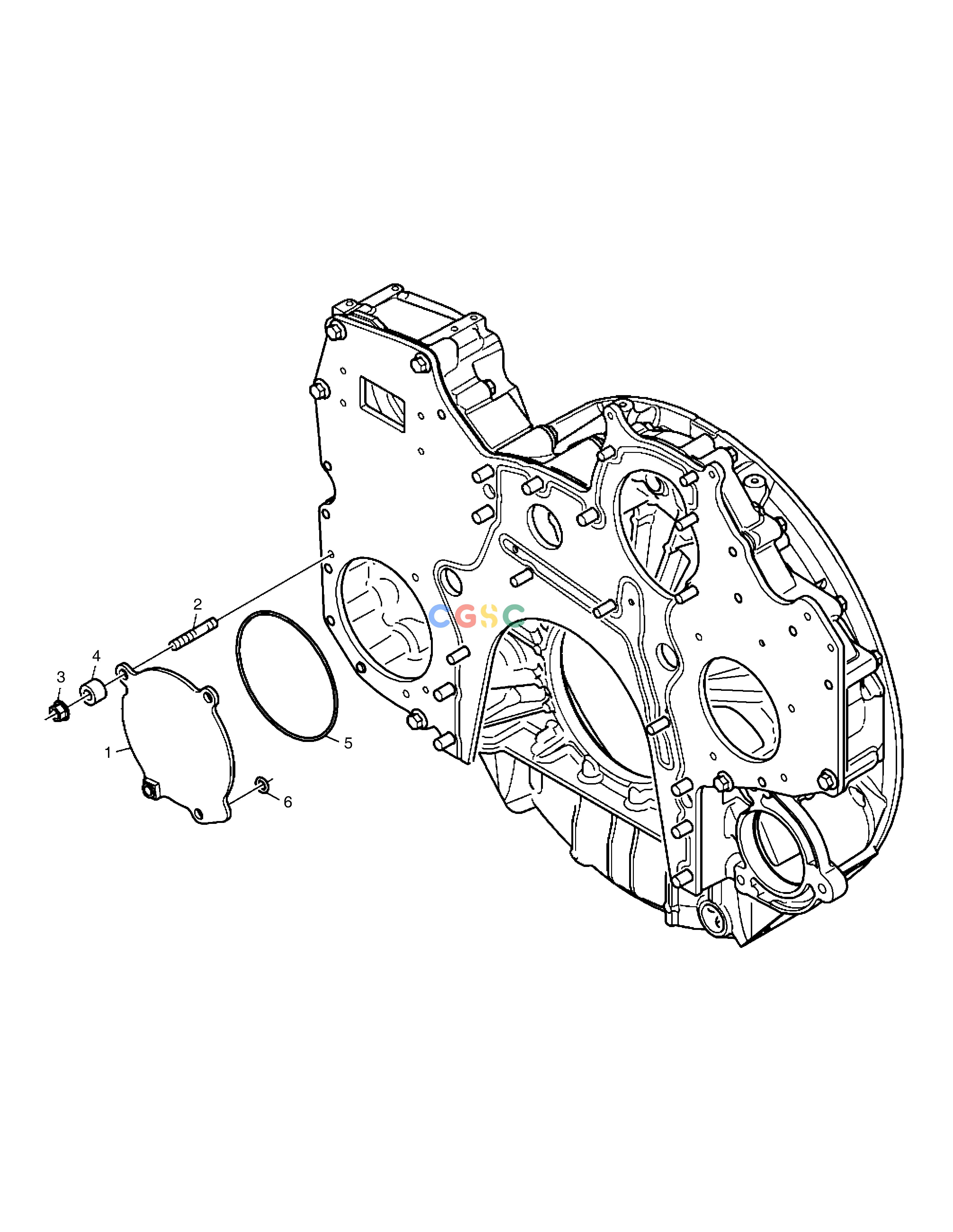 斗山零件查询POWER TAKE OFF(2) DX300LC-5(S/N:1001~1057) Doosan parts catalog online