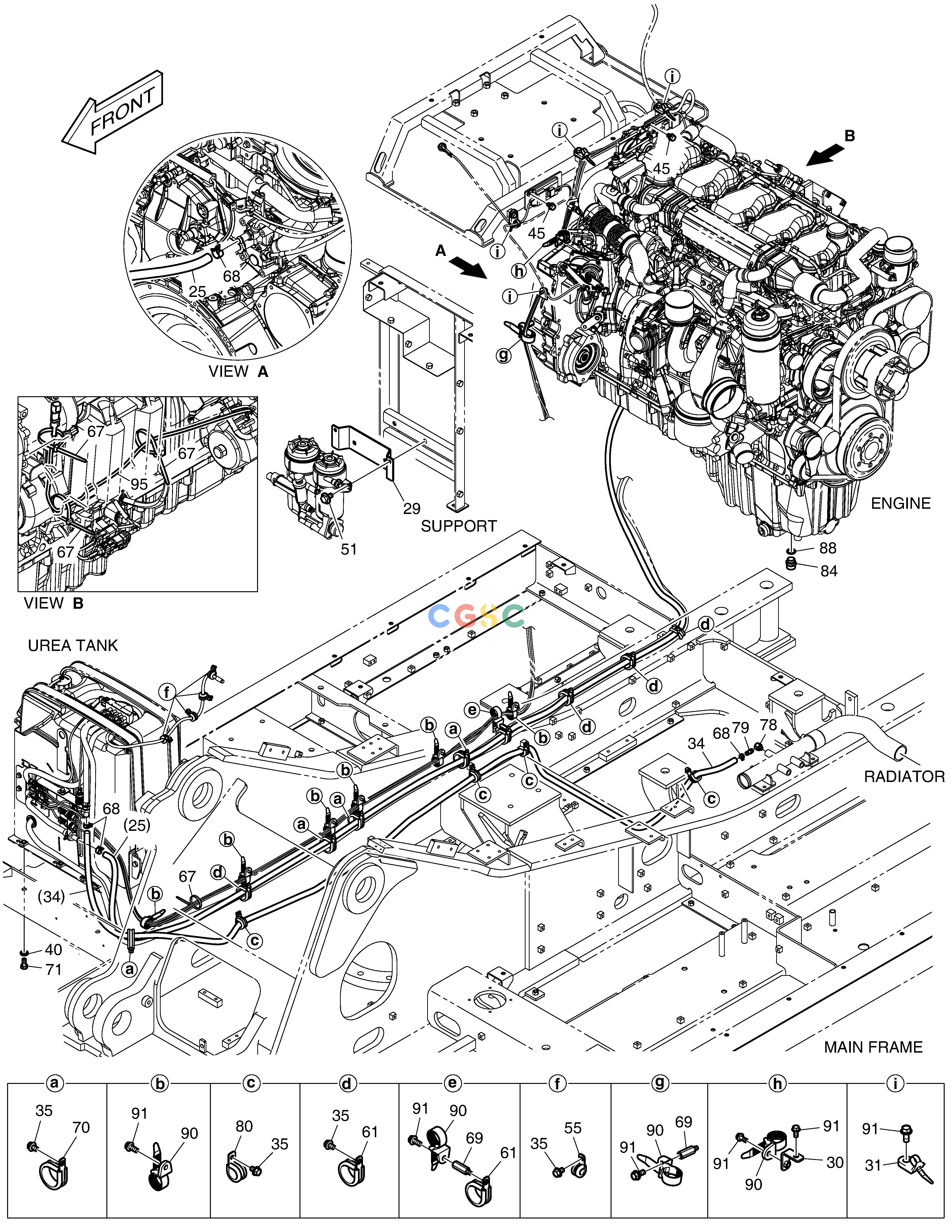 斗山零件查询ENGINE MOUNTING(2) DX300LC-5(S/N:1001~1057) Doosan parts catalog online